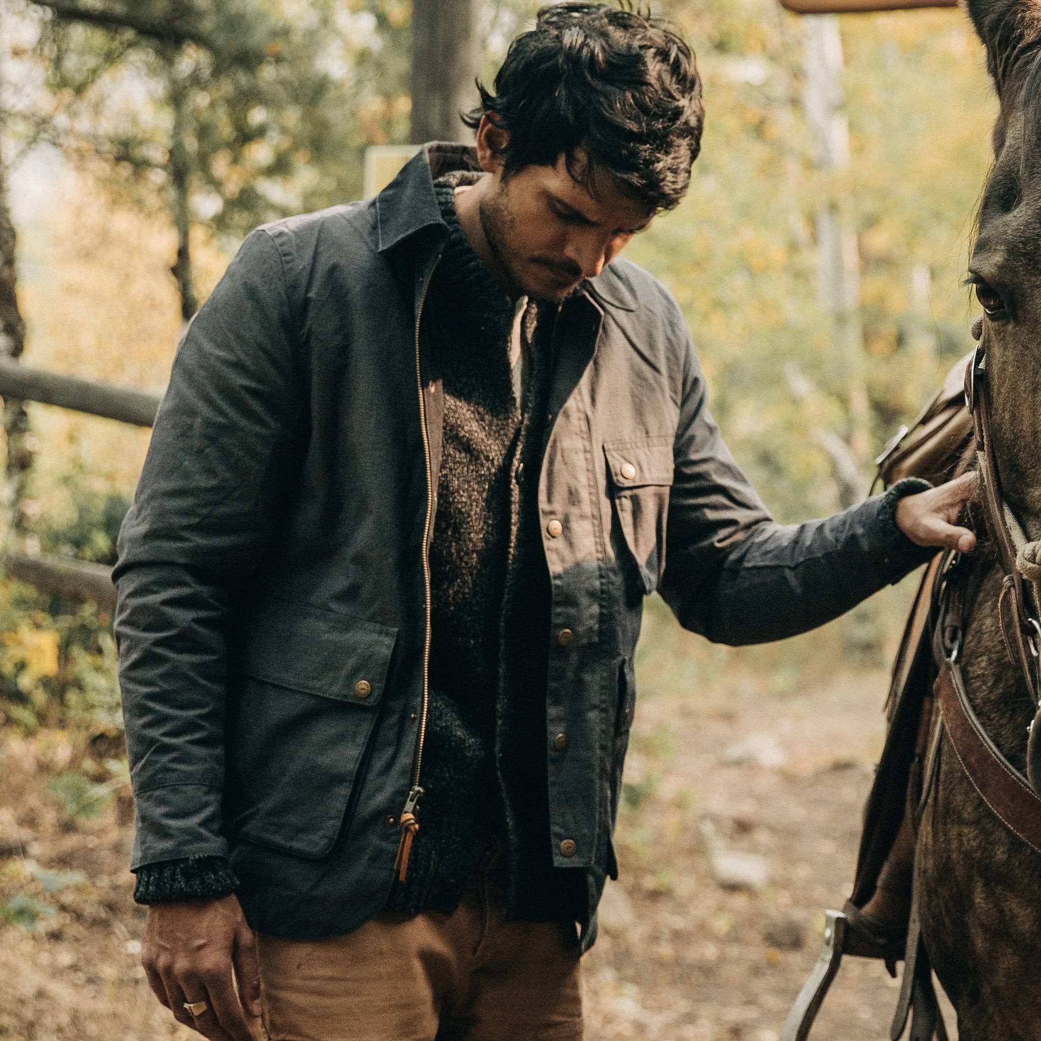The Rover Jacket in Ripstop Slate Dry Wax - Image 2