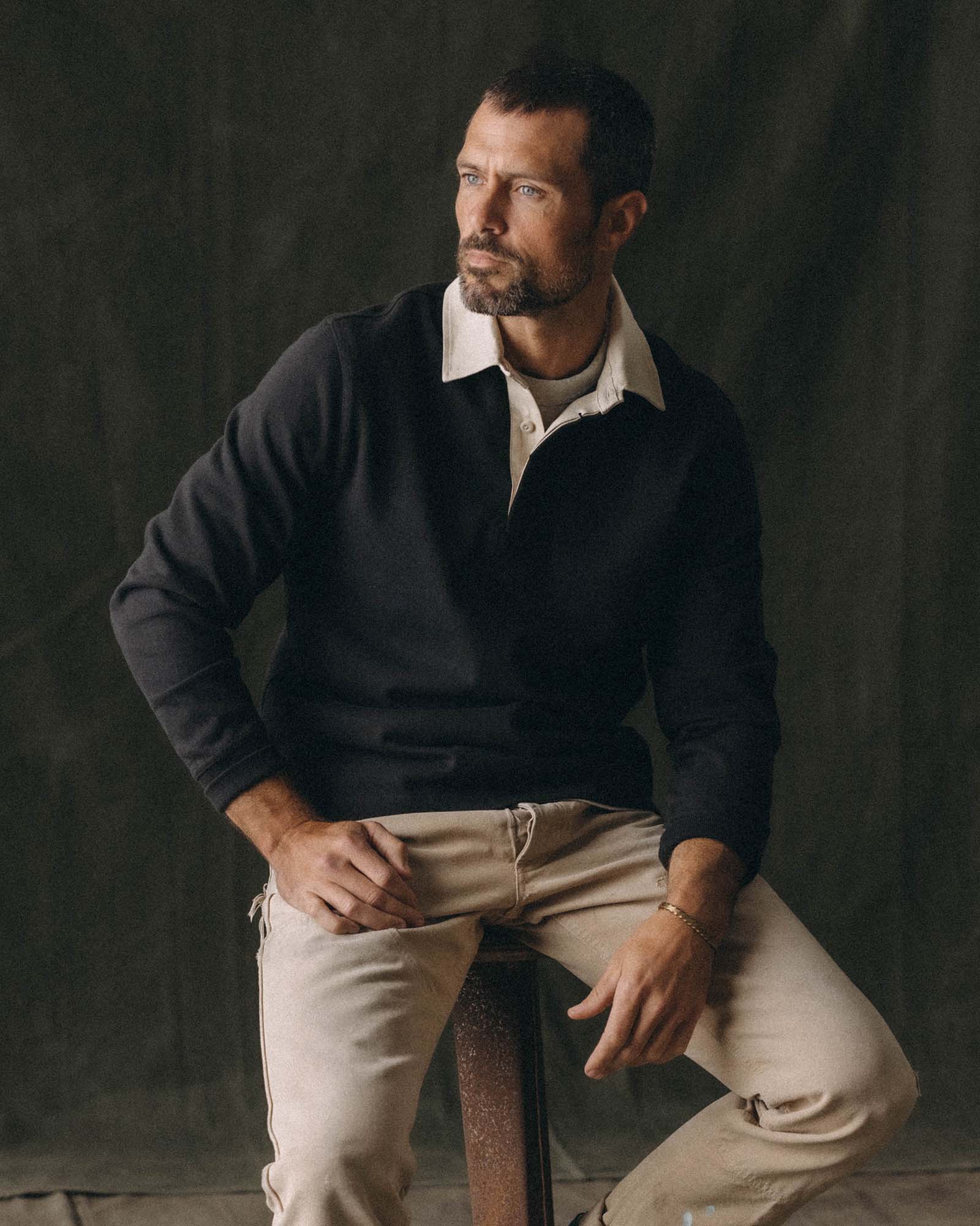 The Rugby Shirt in Coal - Image 2