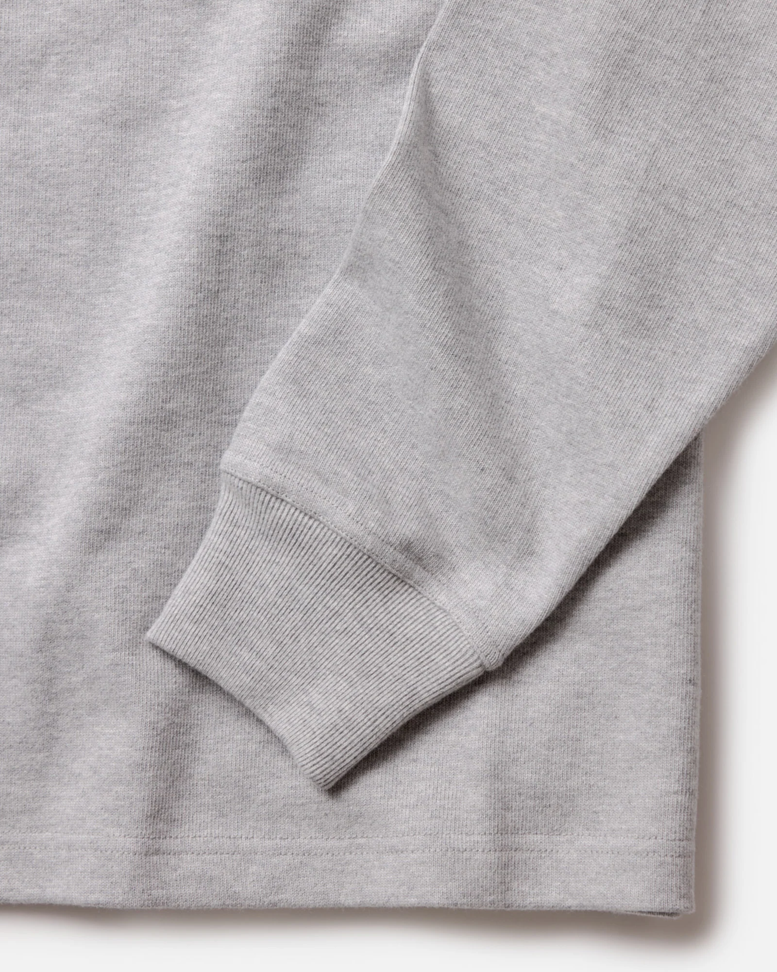 The Rugby Shirt in Heather Grey - Image 7