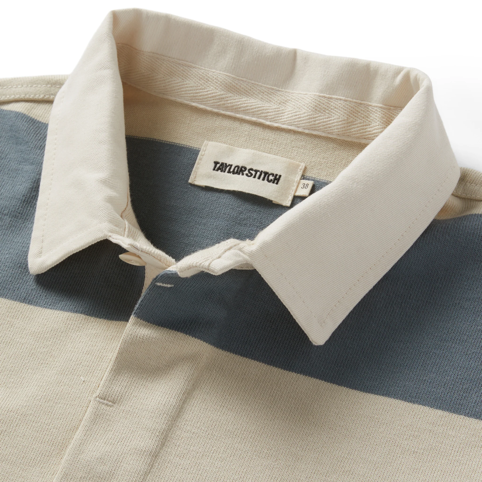 The Rugby Shirt in Storm Stripe - Image 5