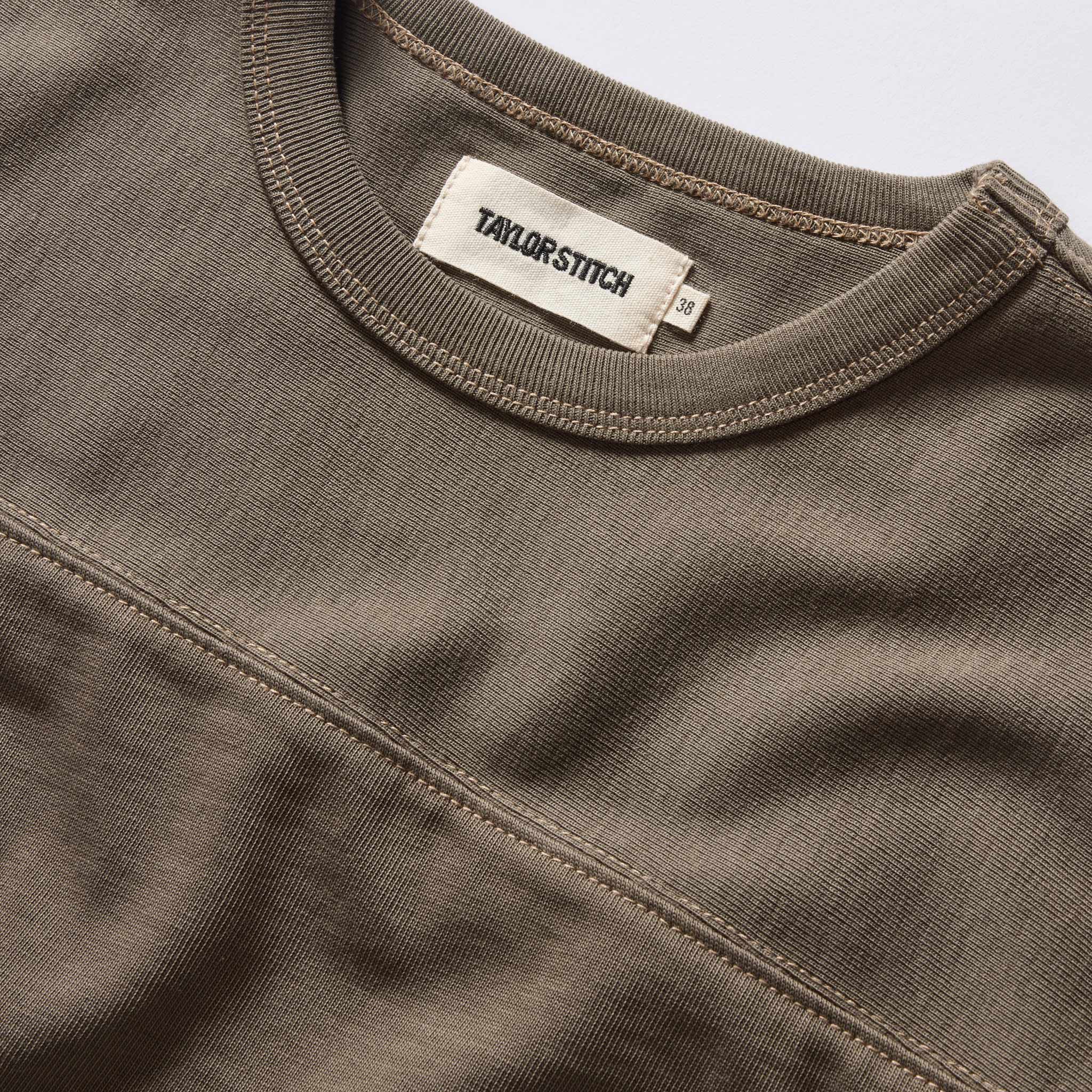 The Rugby Tee in Smoked Olive - Image 5