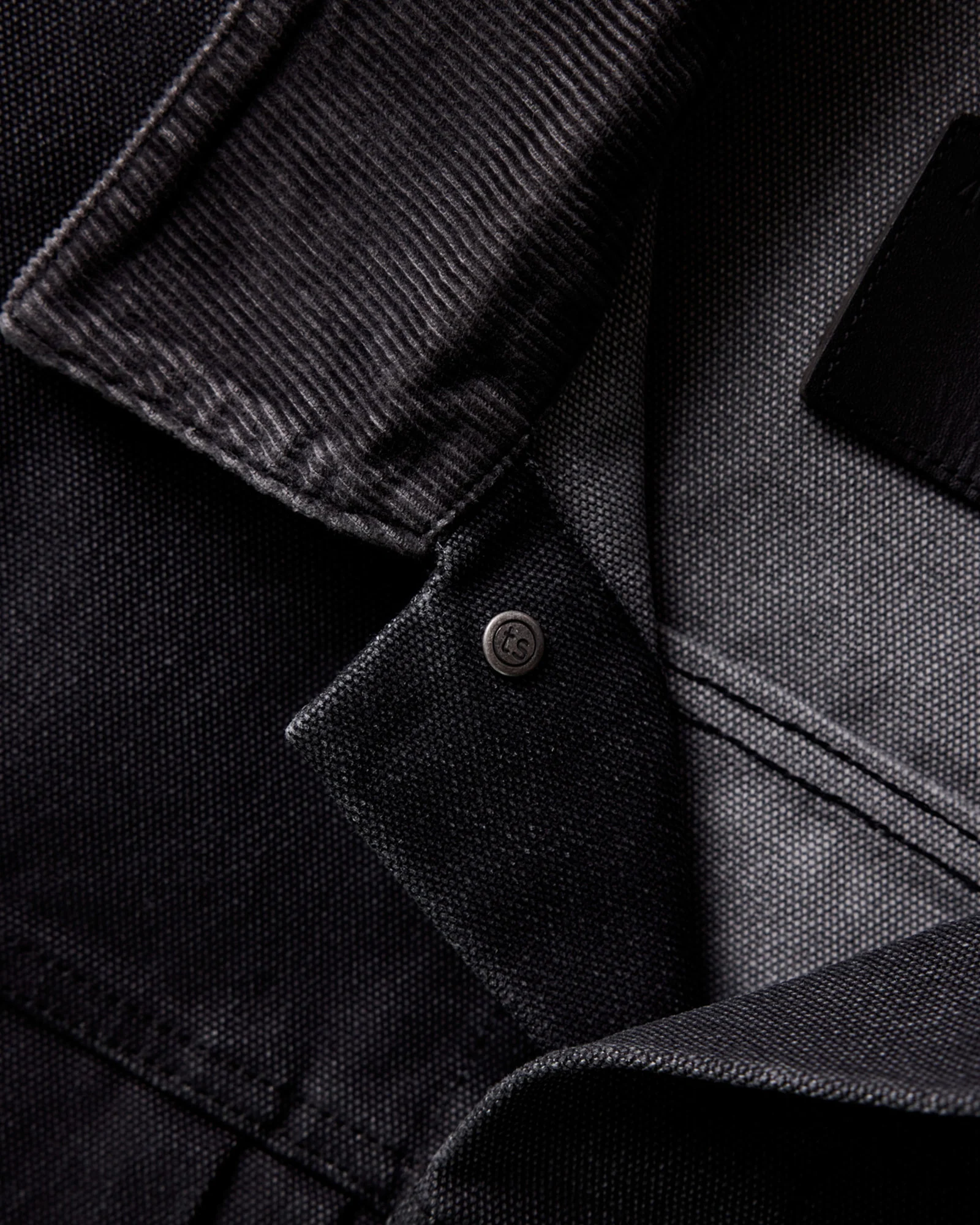 The Ryder Jacket in Coal Chipped Canvas - Image 5