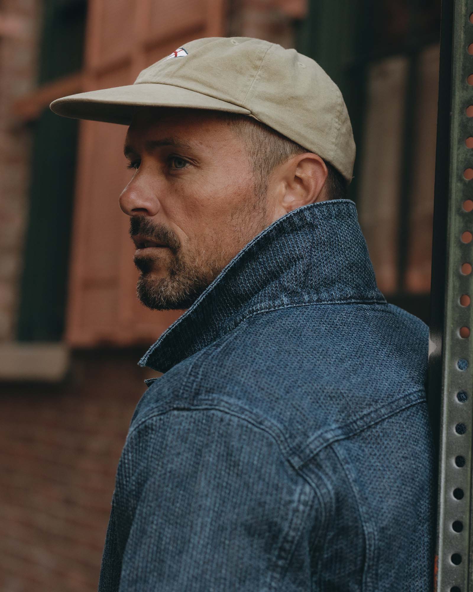 The Ryder Jacket in Japanese Washed Indigo Sashiko - Image 4