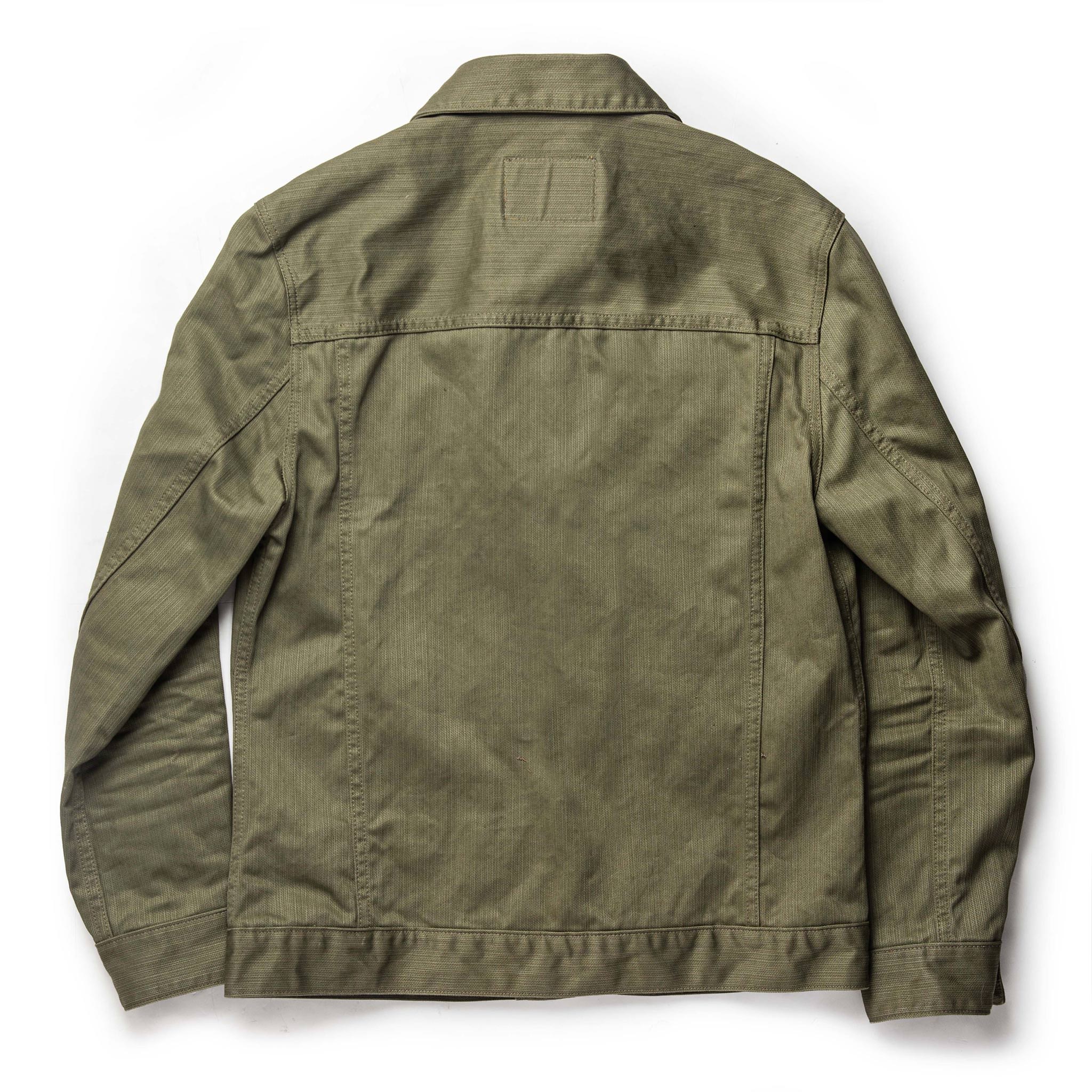The Ryder Jacket in Yoshiwa Mills Olive - Image 10