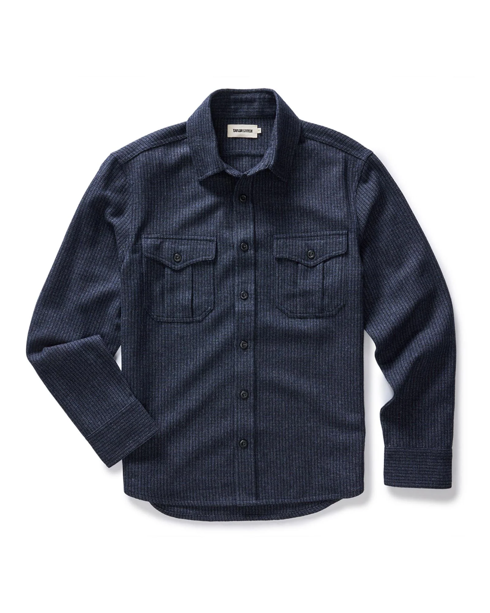 The Saddler Shirt in Midnight Check Wool - Image 6