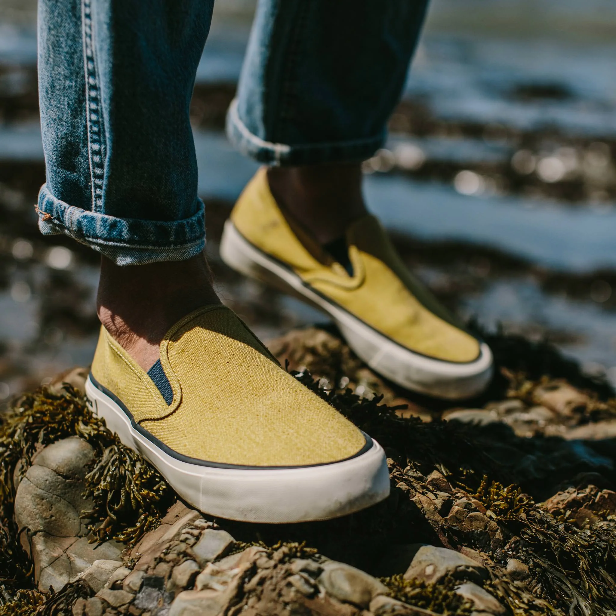 The Sano Slip-On in Gold Boss Duck - Image 2