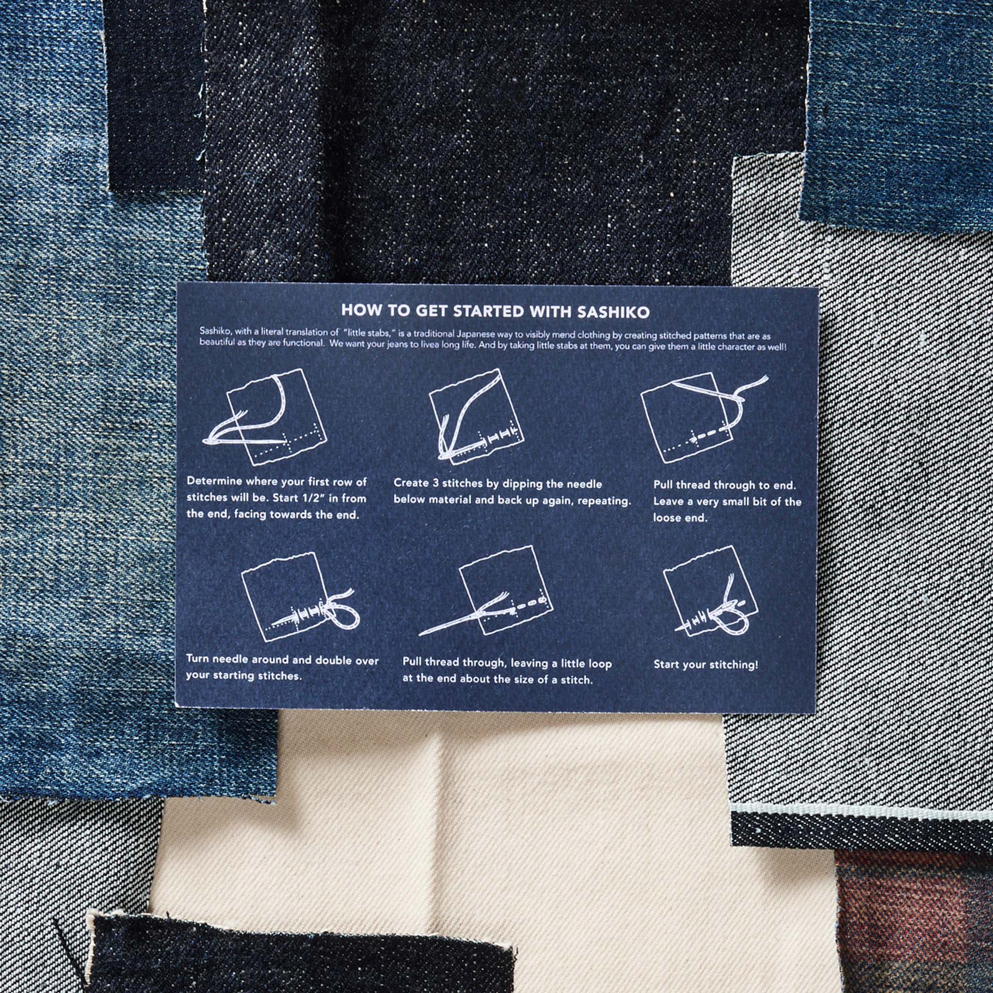 The Sashiko Denim Repair Kit - Image 4