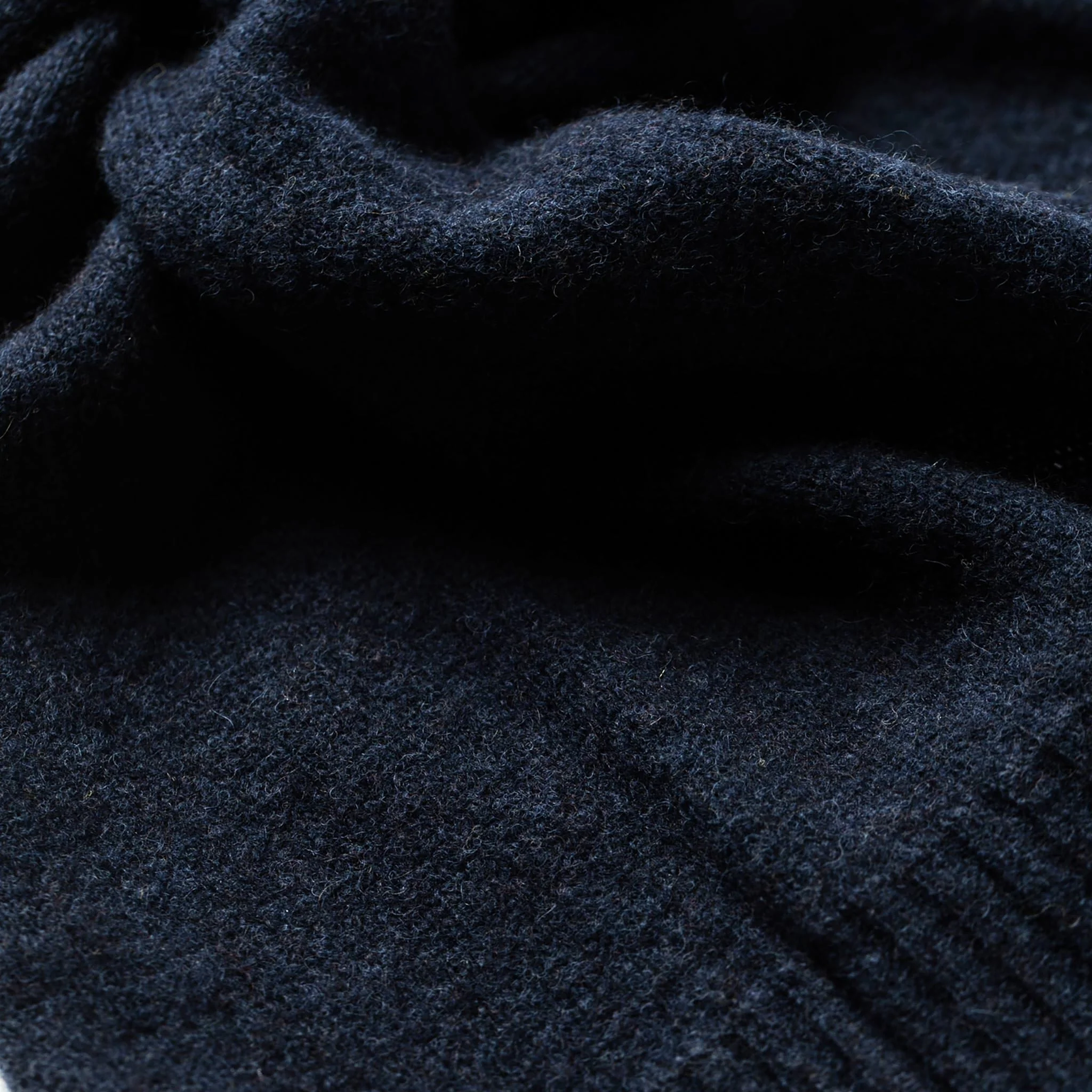 The Scarf in Navy Baby Yak - Image 4