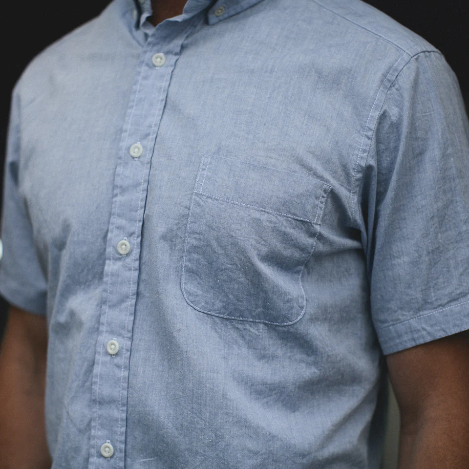 The Short Sleeve Jack in Light Blue - Image 6
