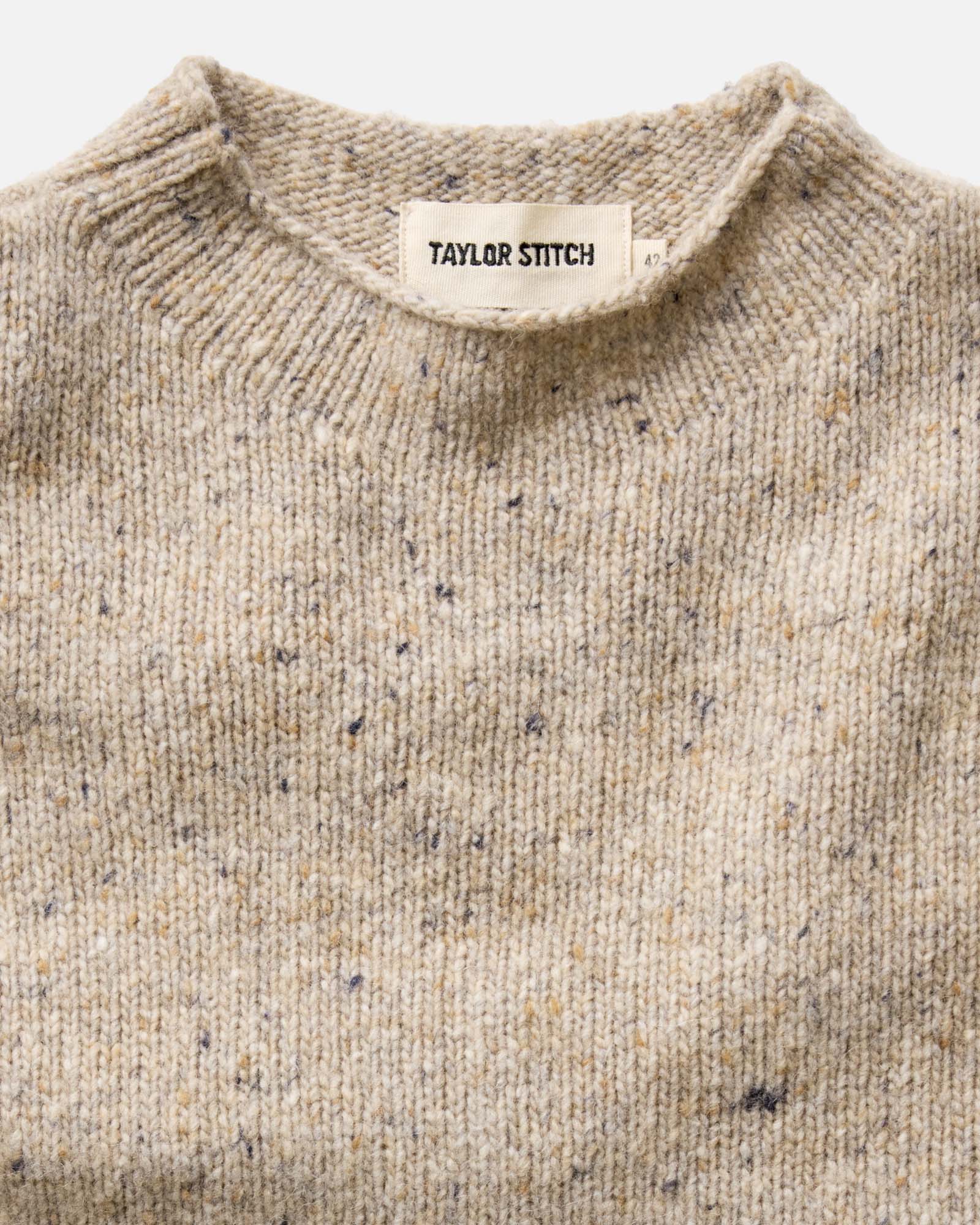 The Seafarer Sweater in Natural Donegal - Image 4