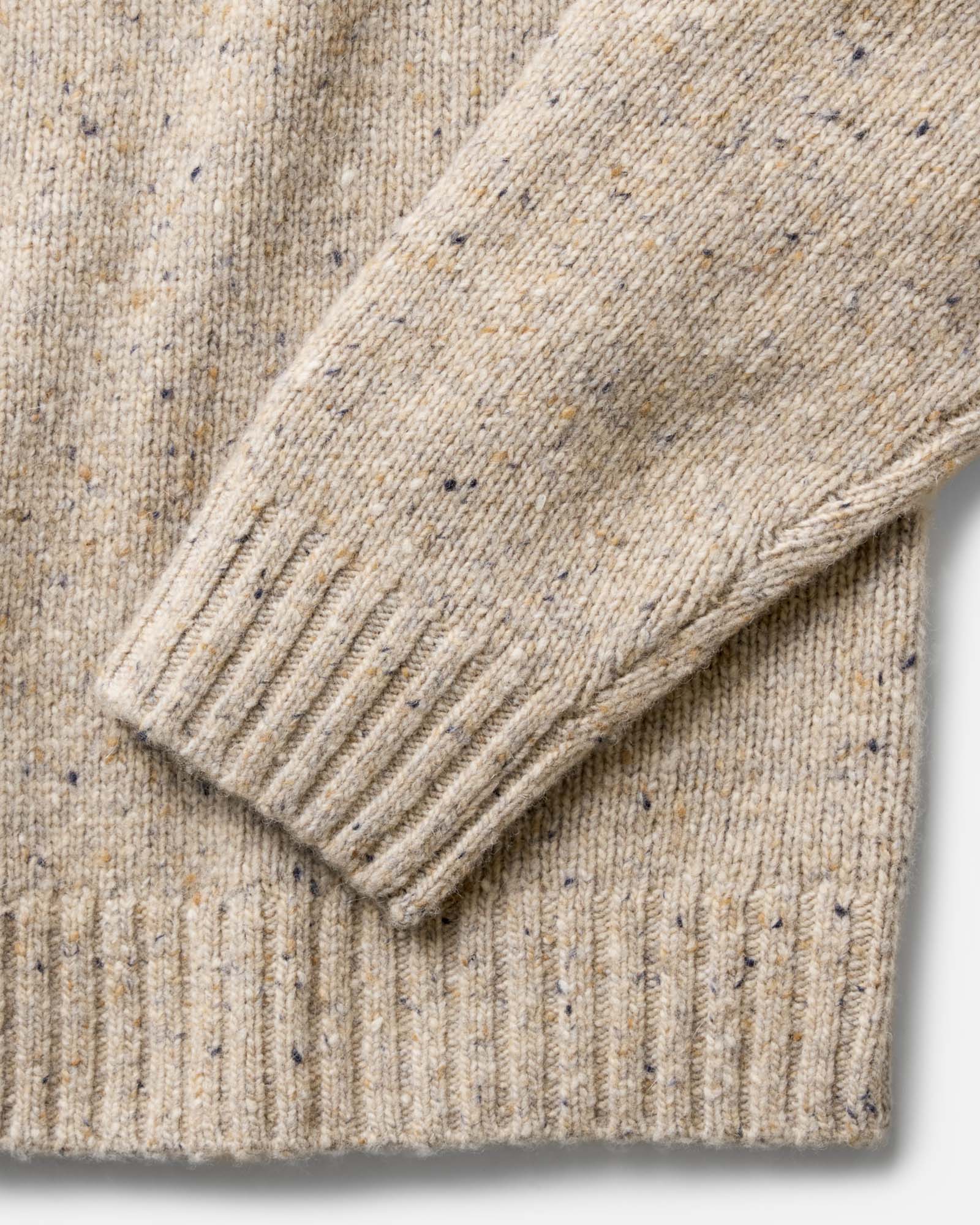 The Seafarer Sweater in Natural Donegal - Image 5