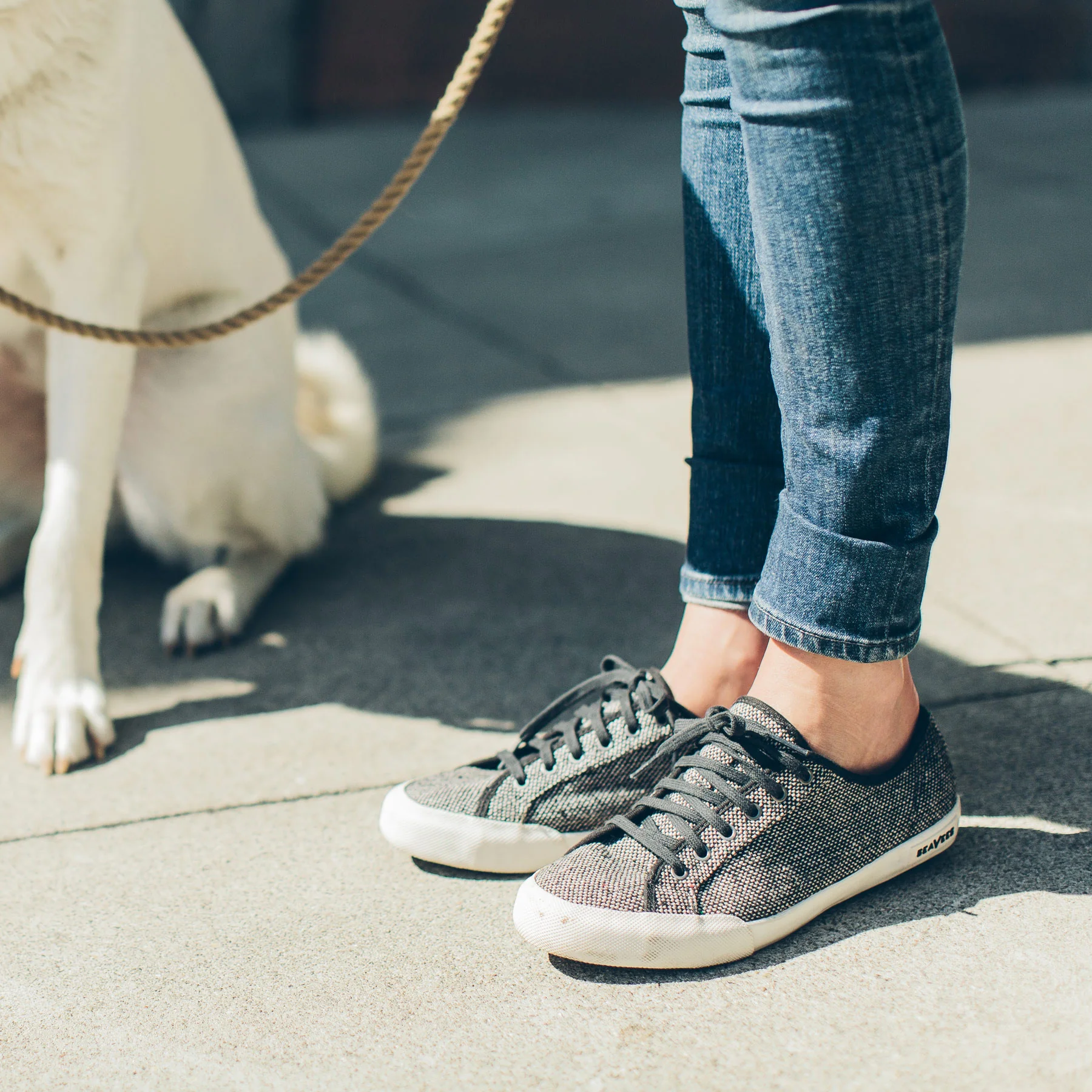 The Monterey Sneaker in Woolen Tweed - Image 5