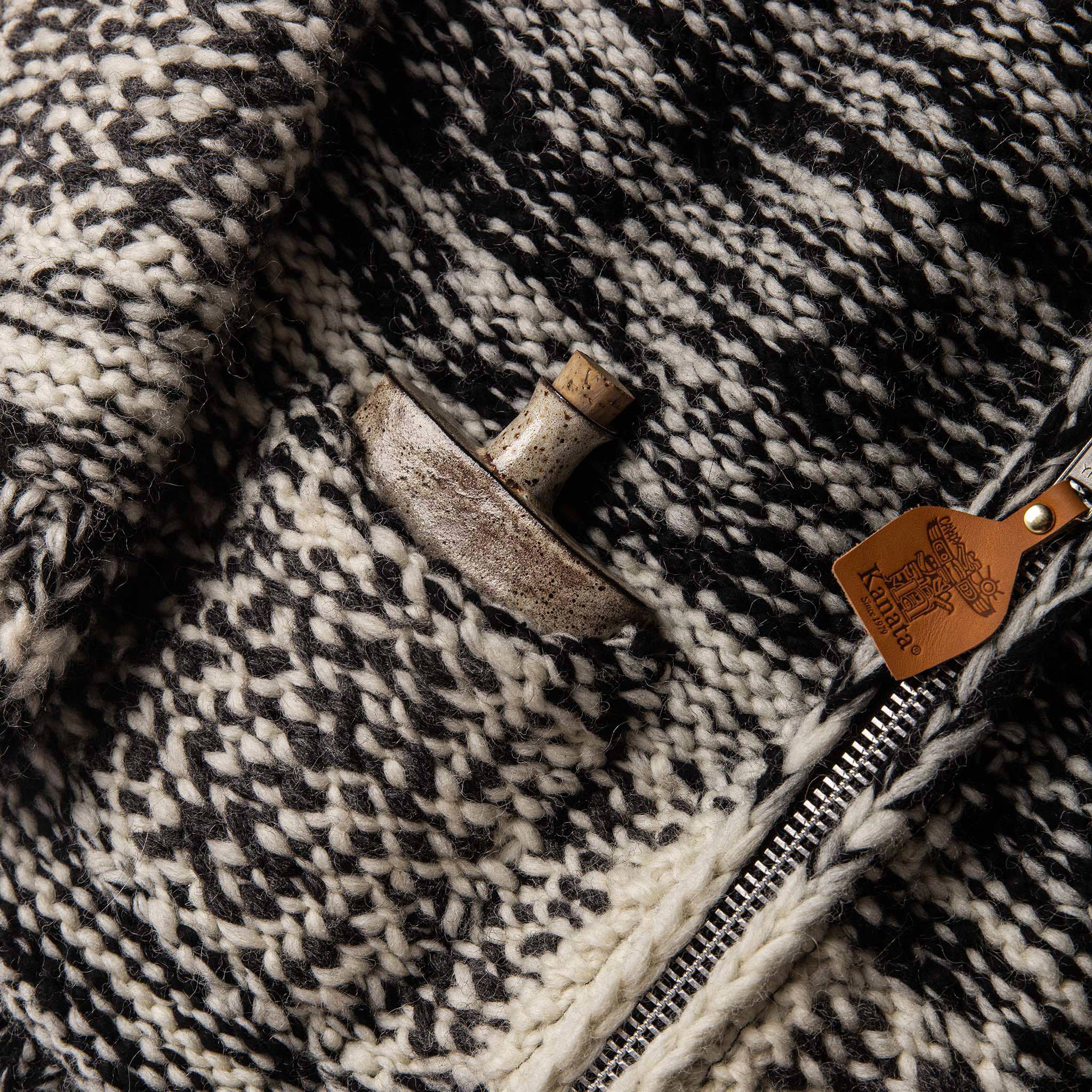 The Seawall Hand-knit Sweater in Coal - Image 7