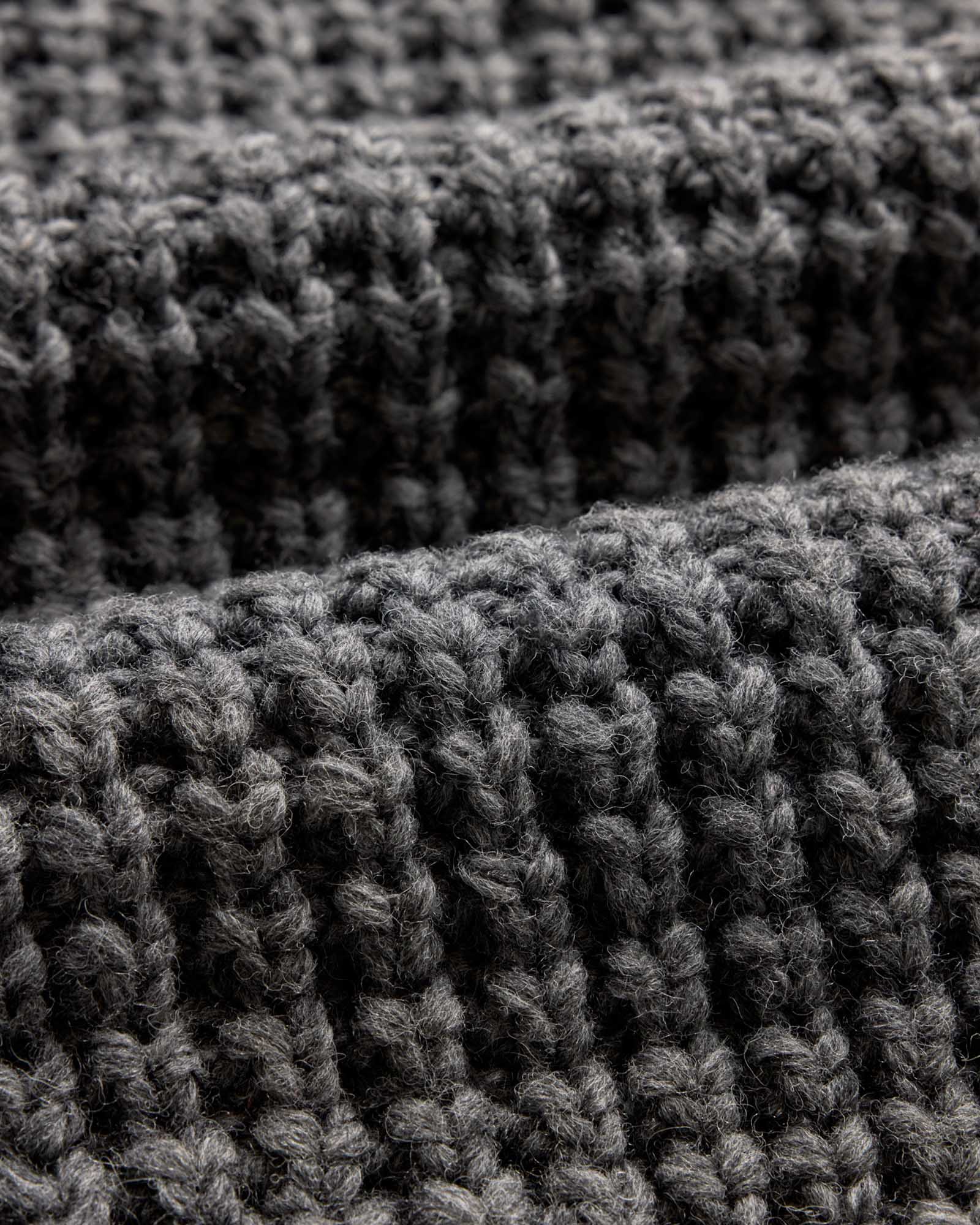 The Seawall Hand-Knit Sweater in Heather Graphite - Image 8