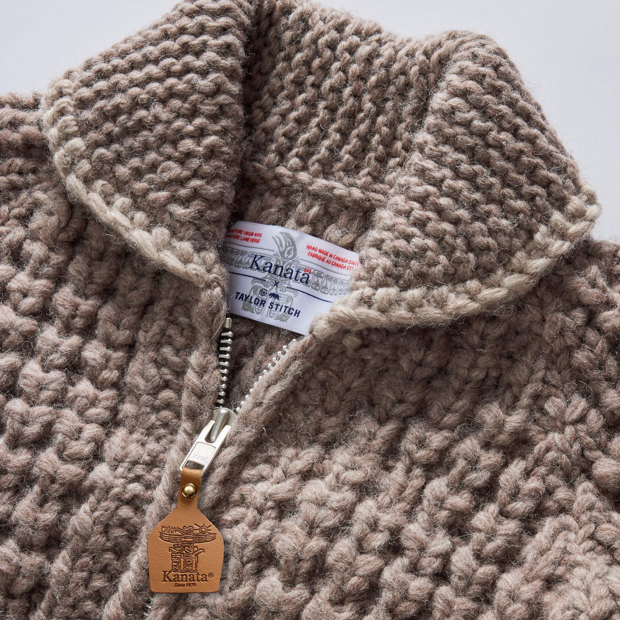 The Seawall Hand-Knit Sweater in Heather Sable - Image 6