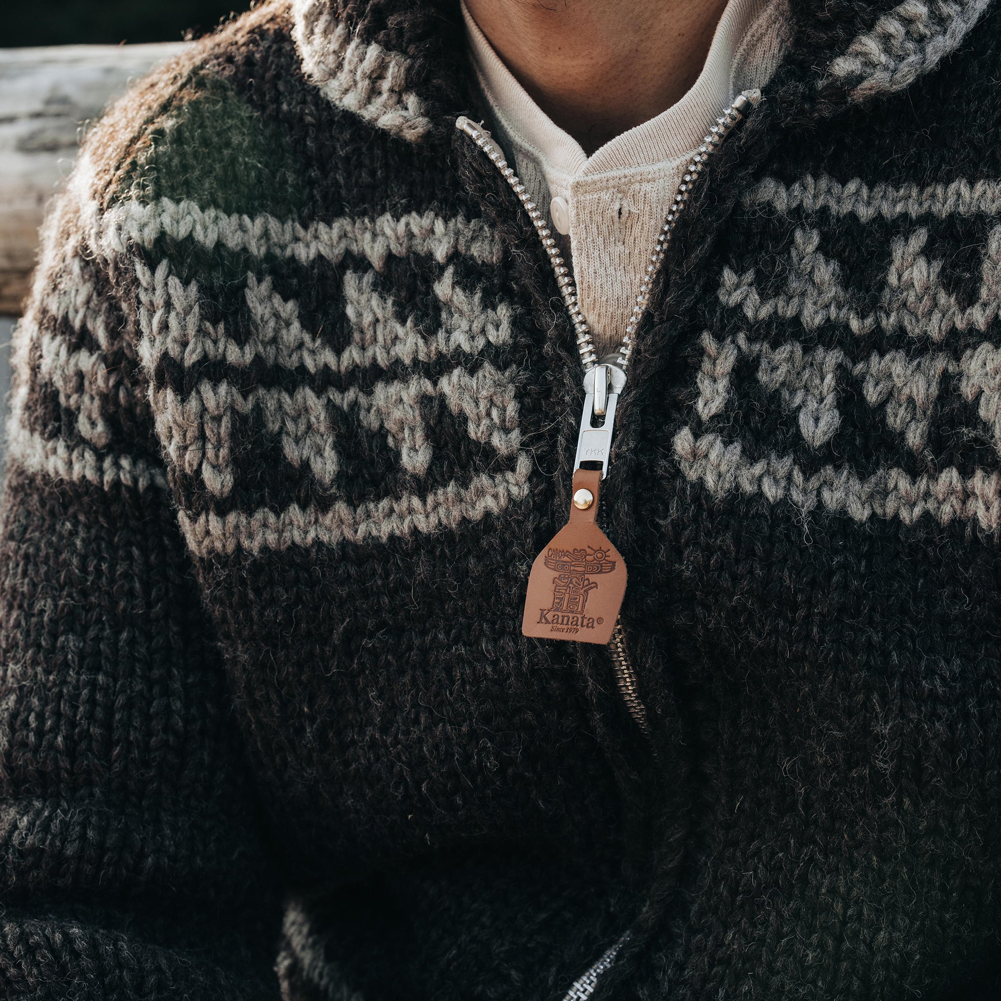 The Seawall Hand-Knit Sweater in Mahogany - Image 5