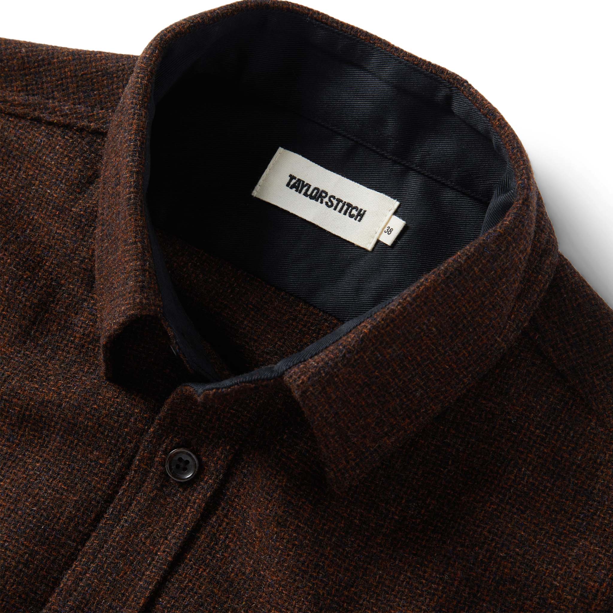 The Service Shirt in Ginger Melange Wool - Image 5