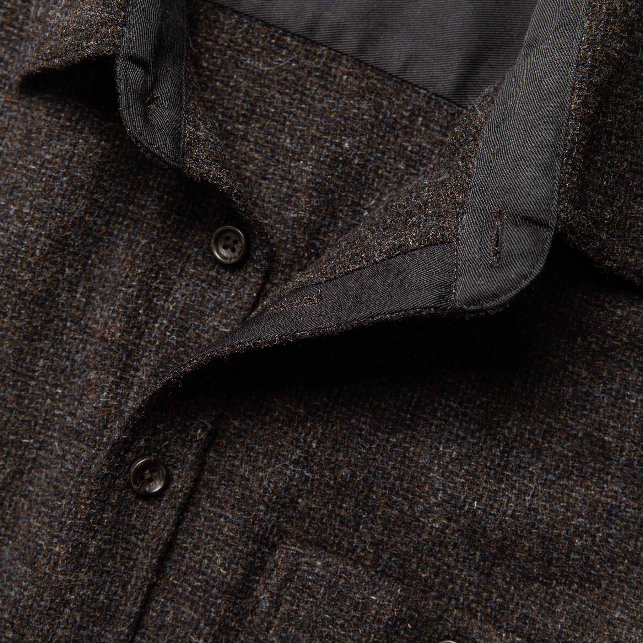 The Service Shirt in Moss Melange Wool - Image 6