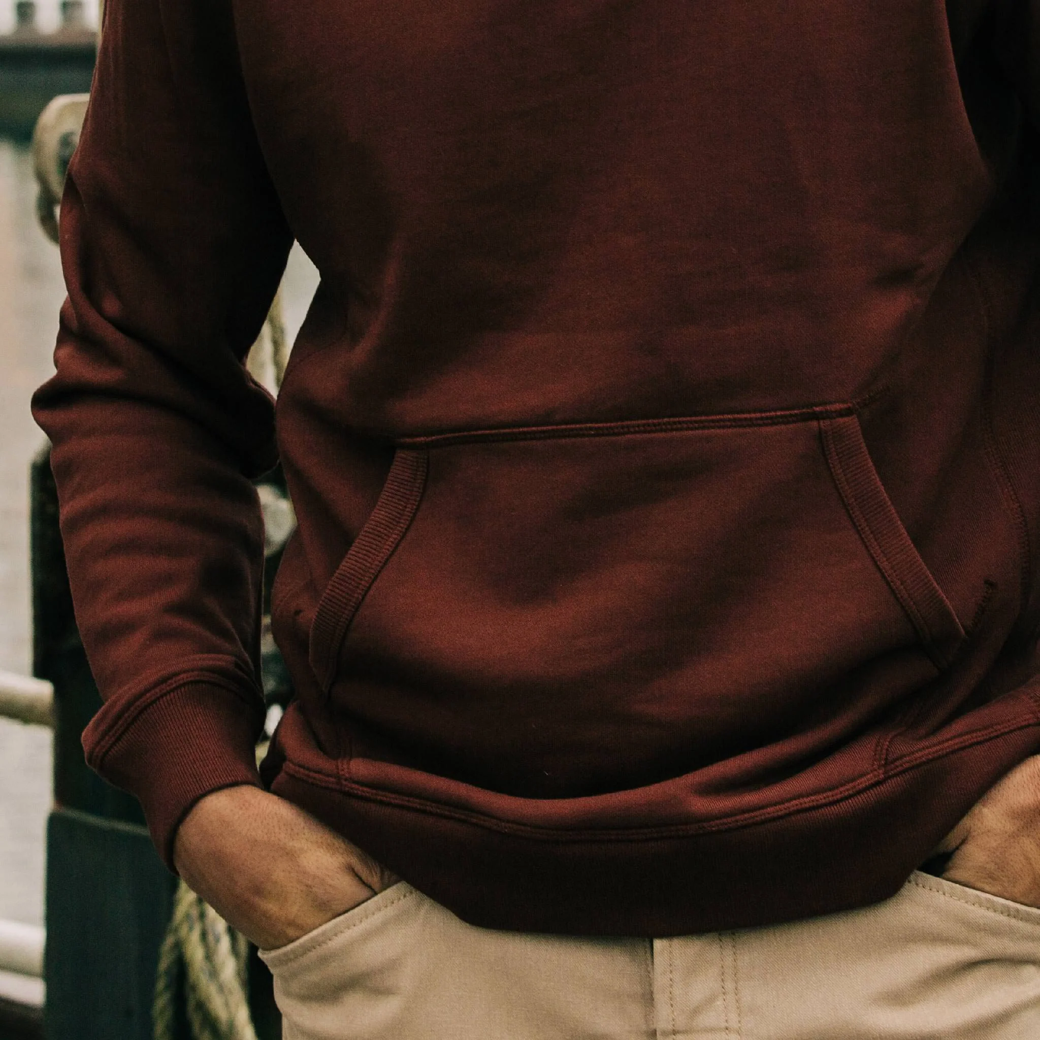 The Shackleton Hoodie in Russet - Image 4