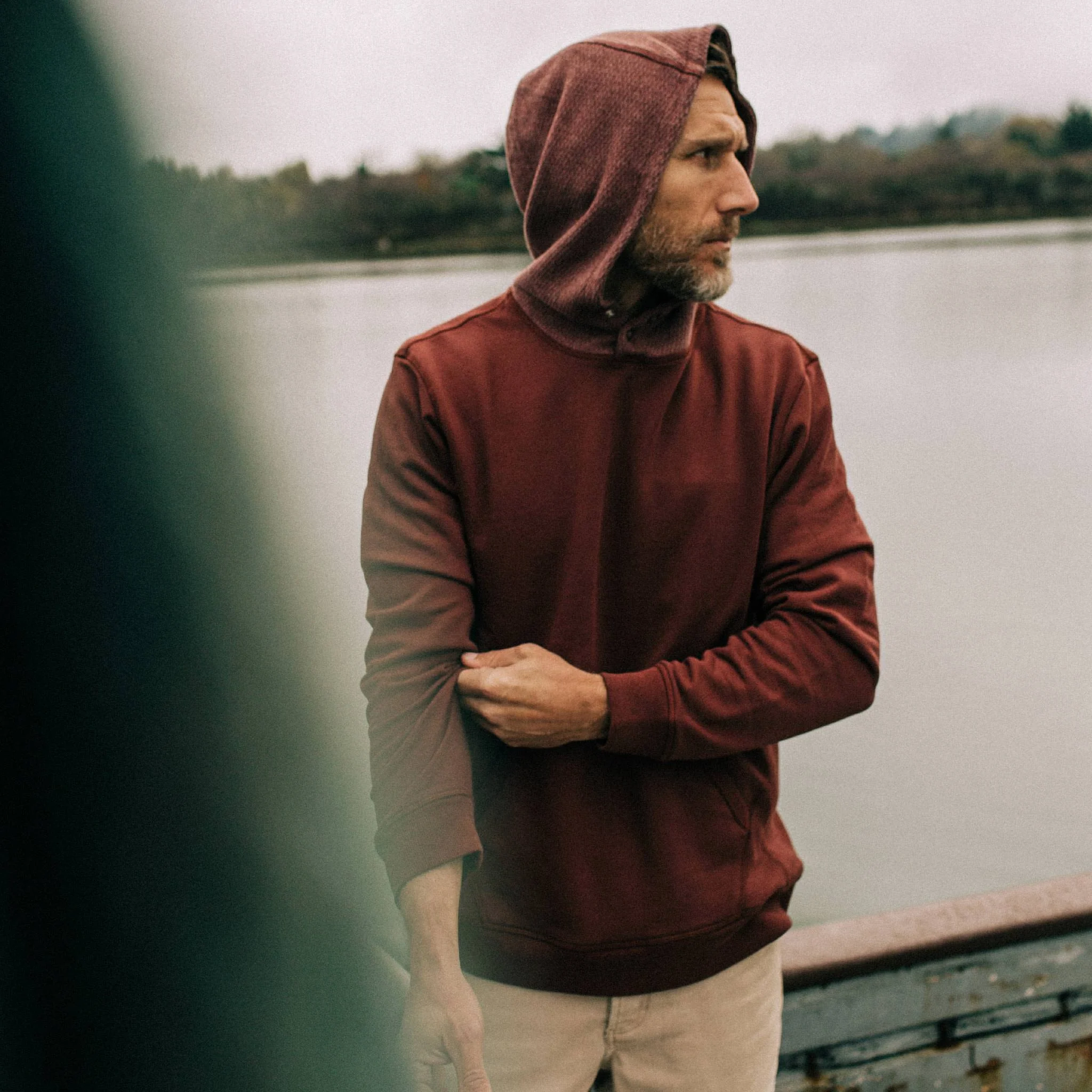 The Shackleton Hoodie in Russet - Image 5