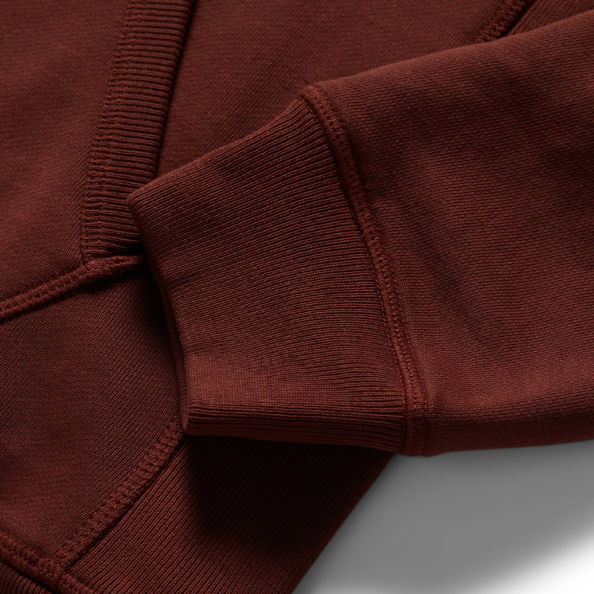 The Shackleton Hoodie in Russet - Image 8