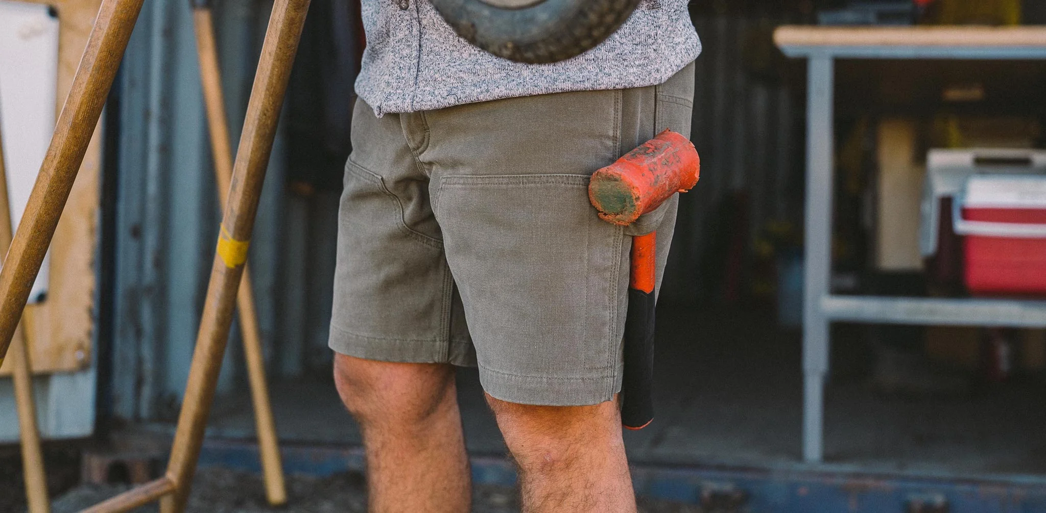 The Shaper Short in Stone Boss Duck - Image 8
