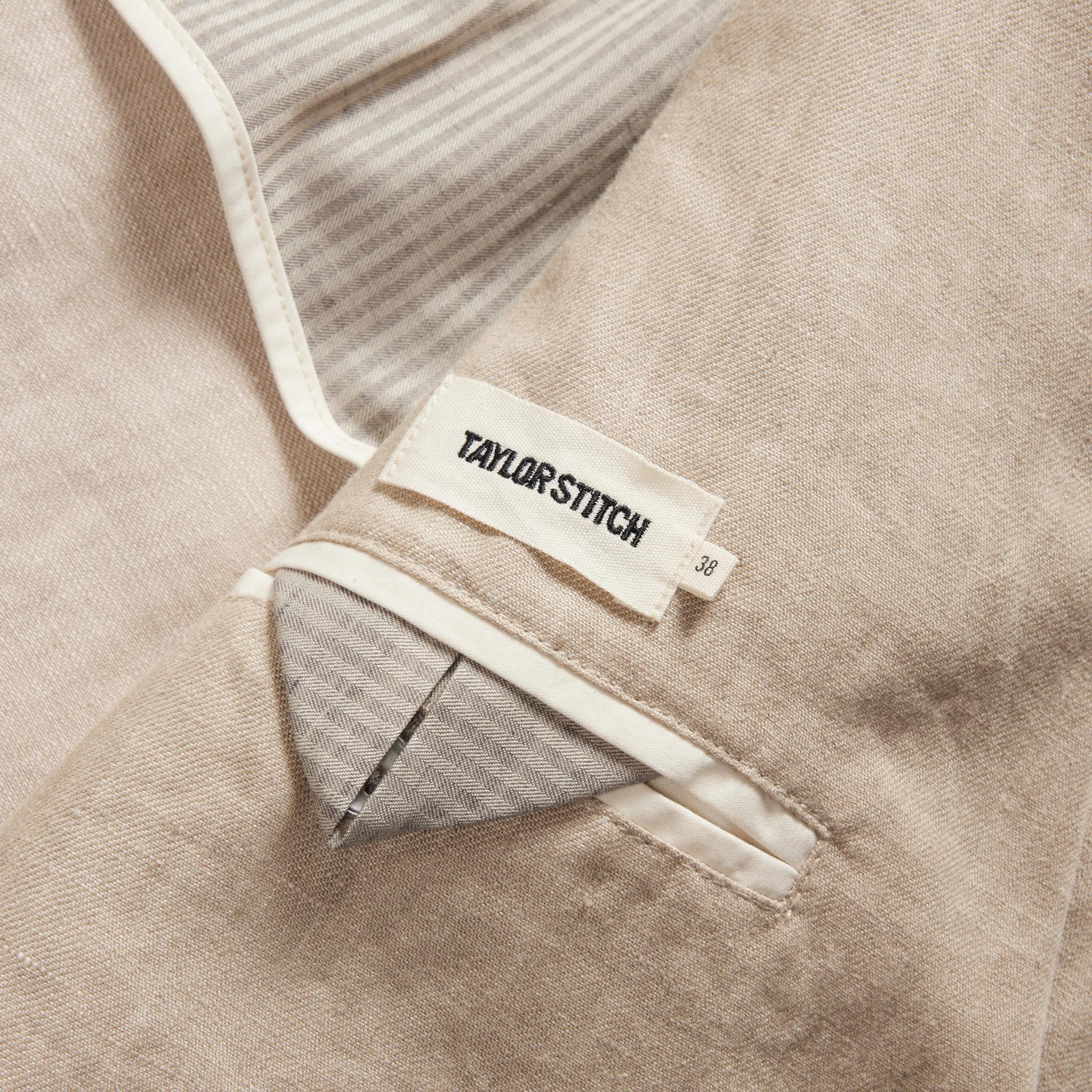 The Sheffield Sportcoat in Natural Linen - Image 9