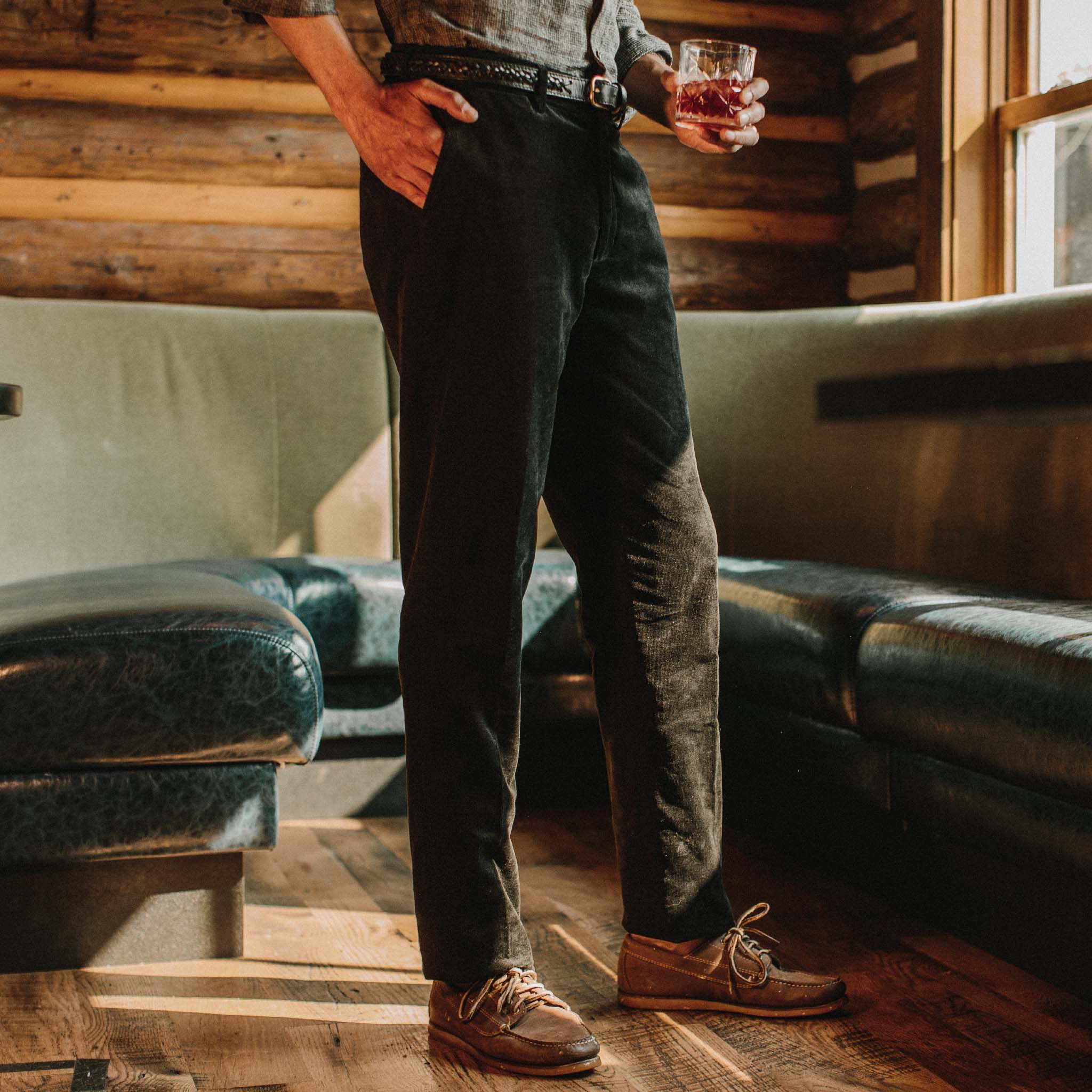 The Sheffield Trouser in Coal Cord - Image 2