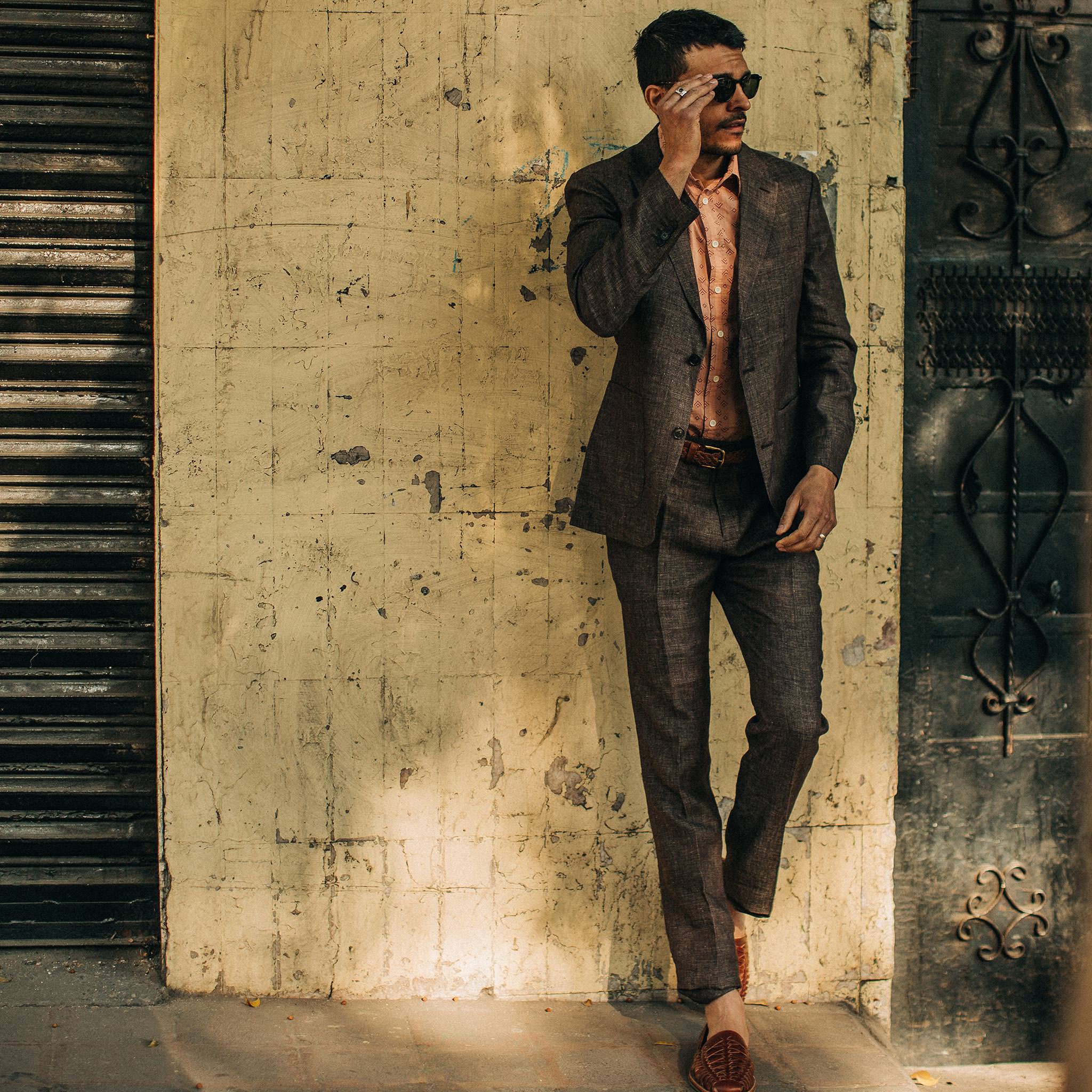 The Sheffield Trouser in Cocoa Linen - Image 2