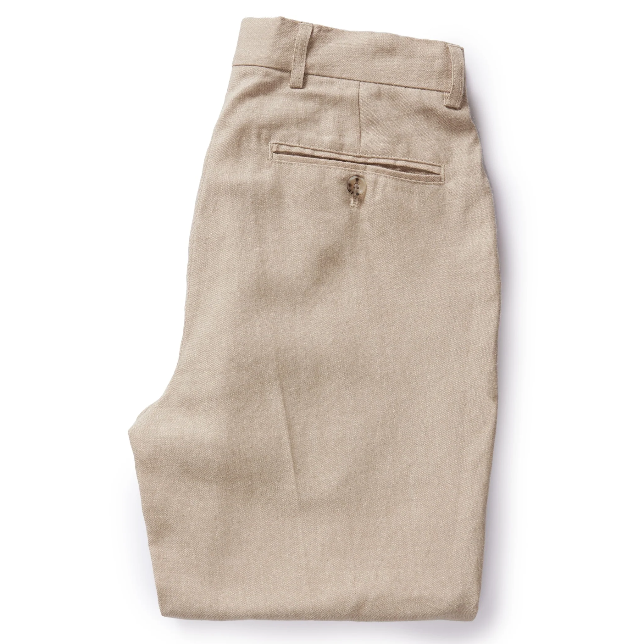 The Sheffield Trouser in Natural Linen - Image 6