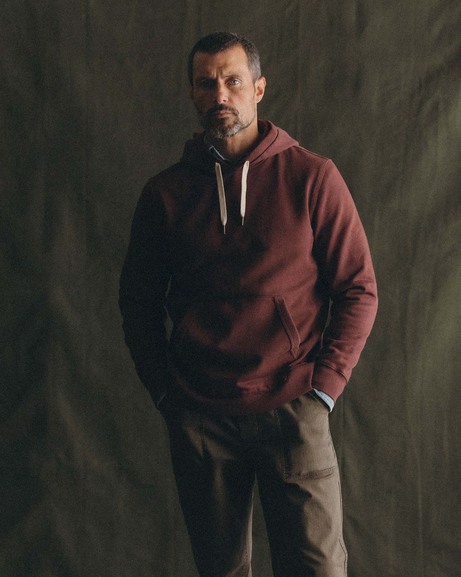 The Shop Hoodie in Dried Cherry - Image 2