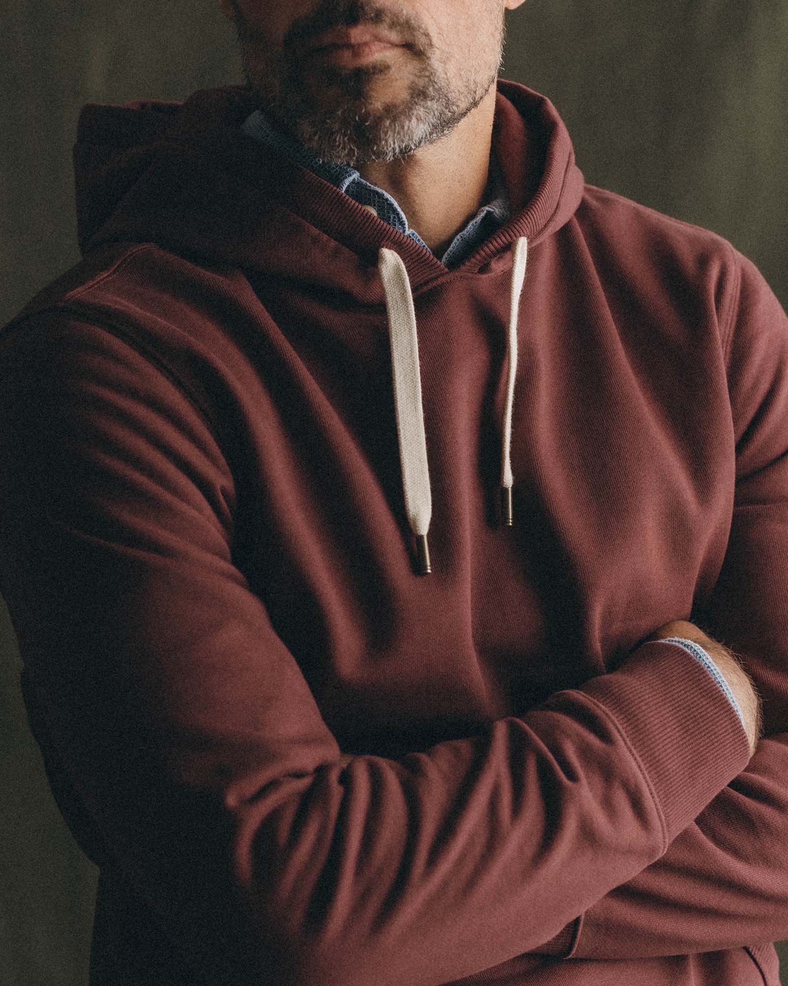 The Shop Hoodie in Dried Cherry - Image 3