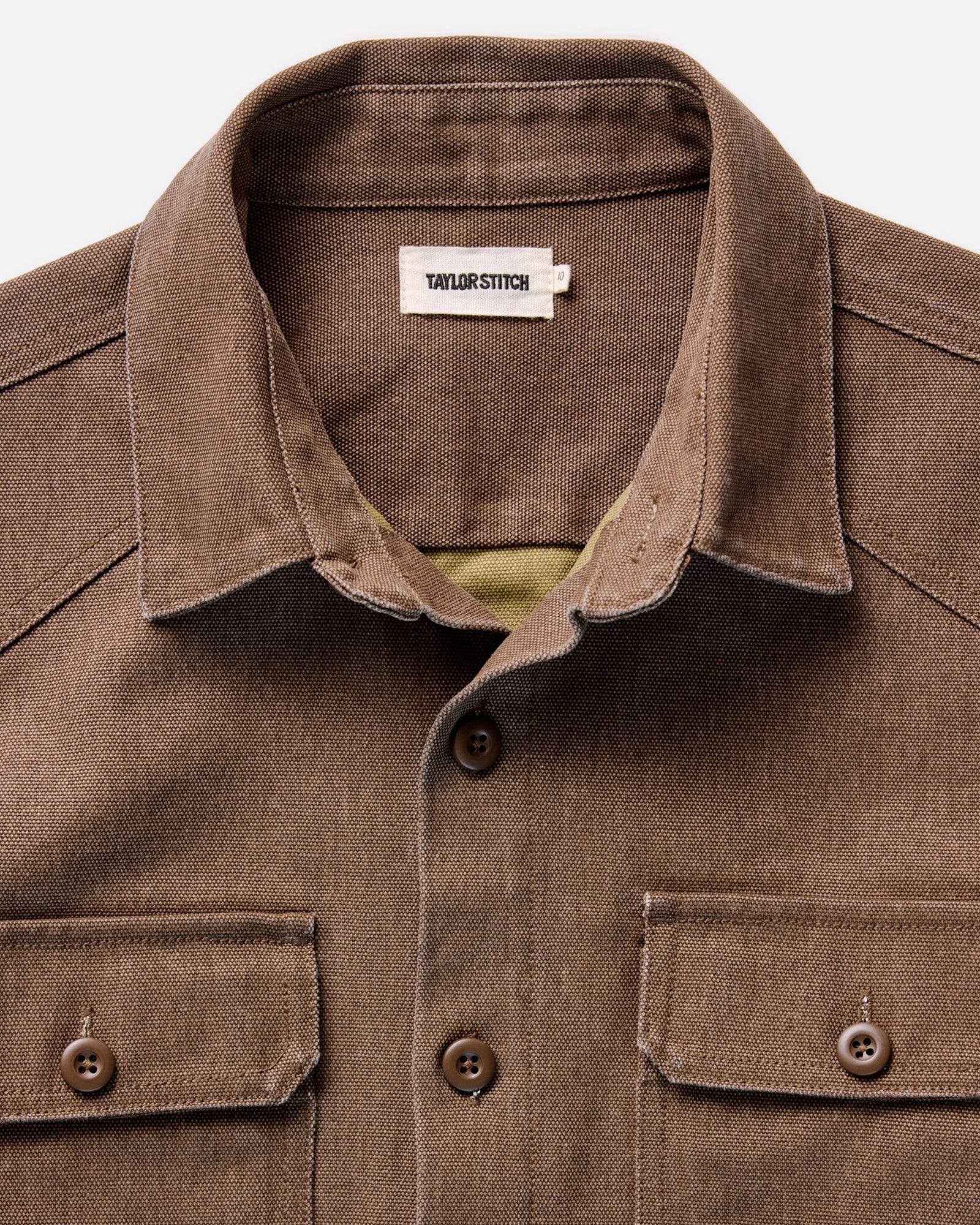 The Shop Shirt in Aged Penny Chipped Canvas - Image 5