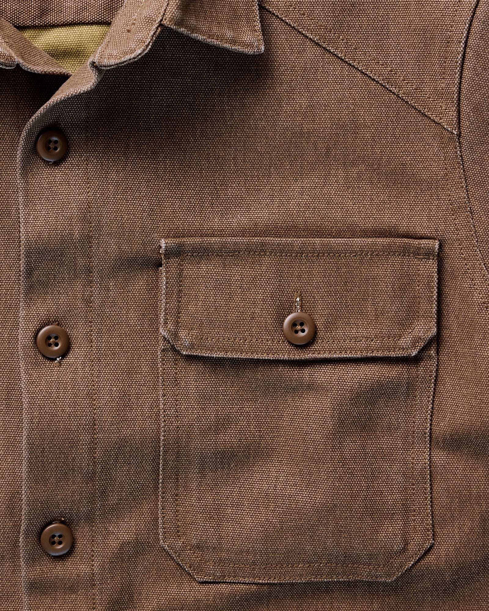 The Shop Shirt in Aged Penny Chipped Canvas - Image 6