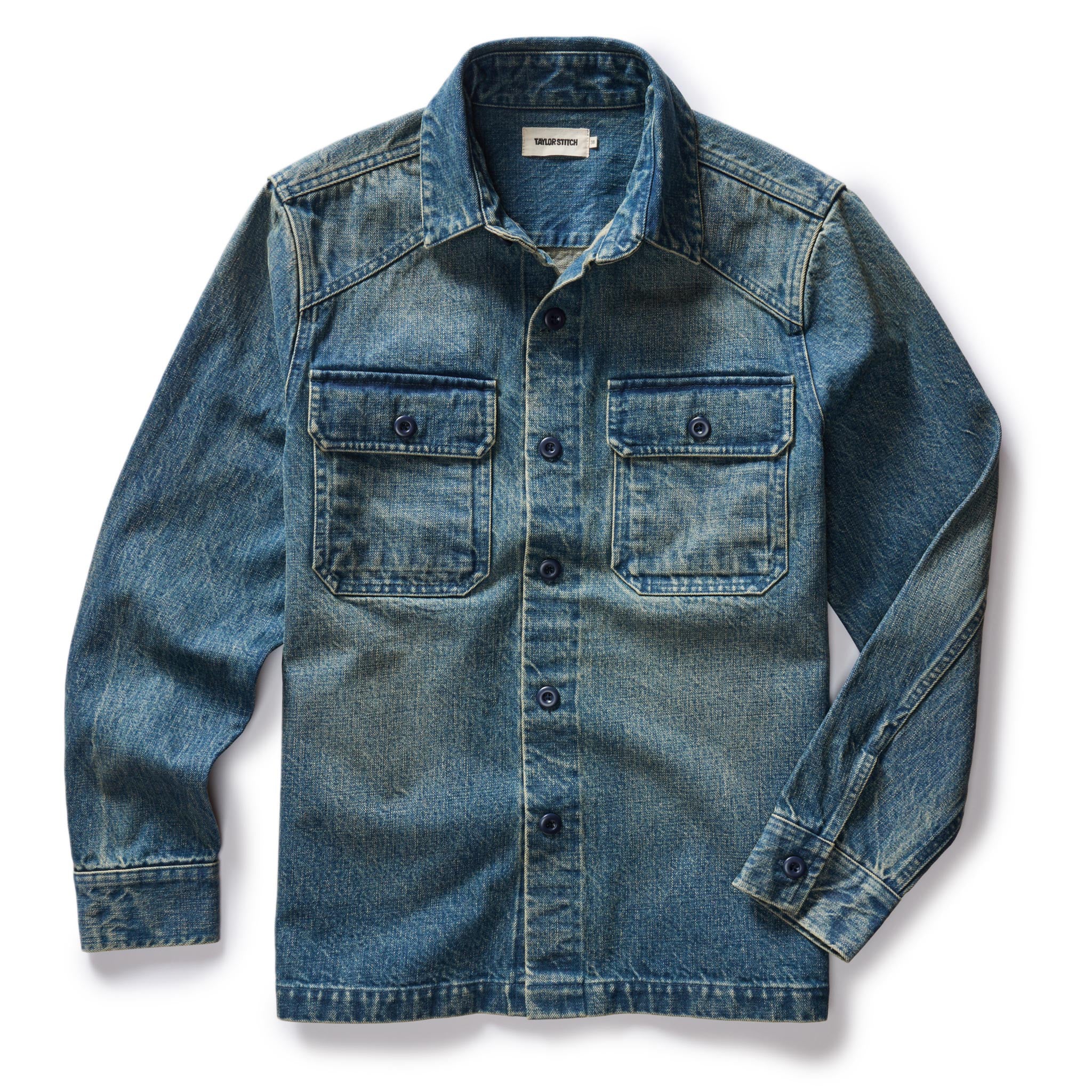 The Shop Shirt in Sawyer Wash Selvage Denim - Image 6