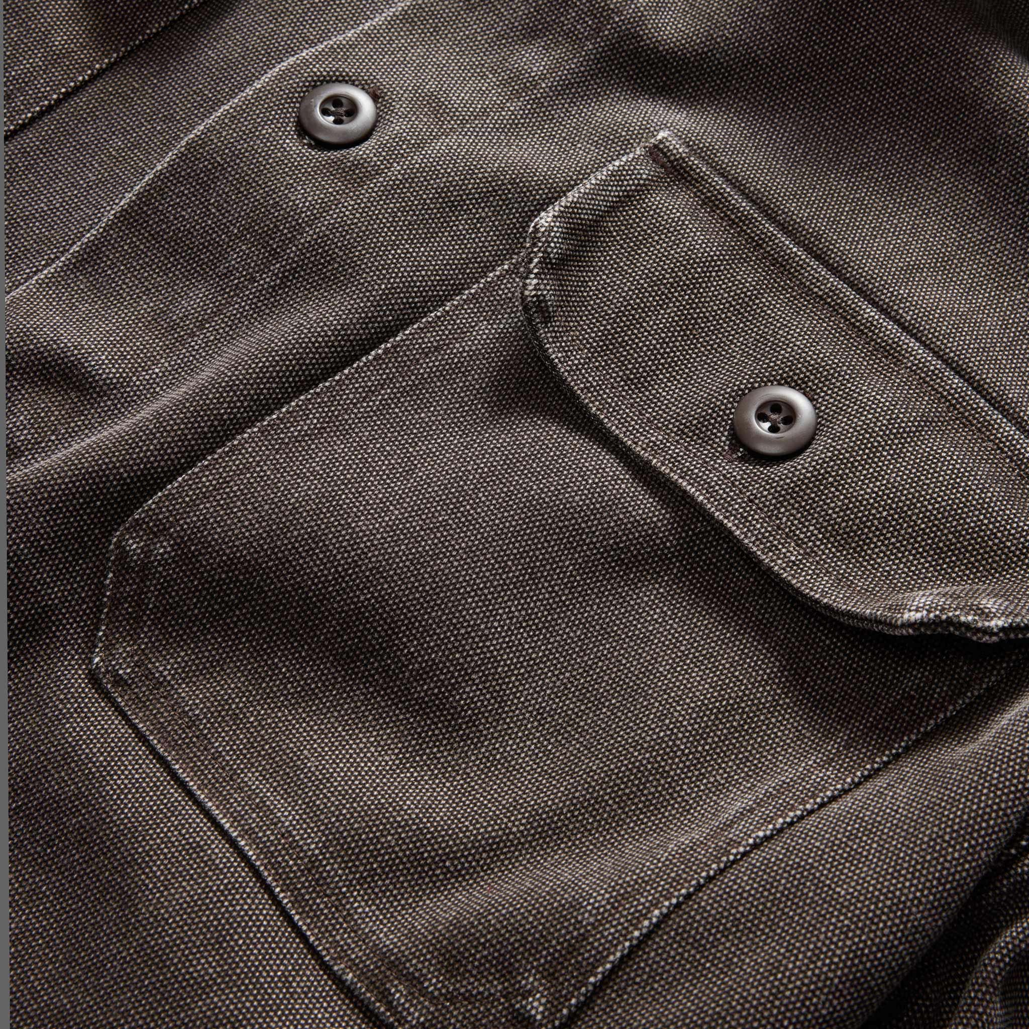 The Shop Shirt in Soil Chipped Canvas - Image 6