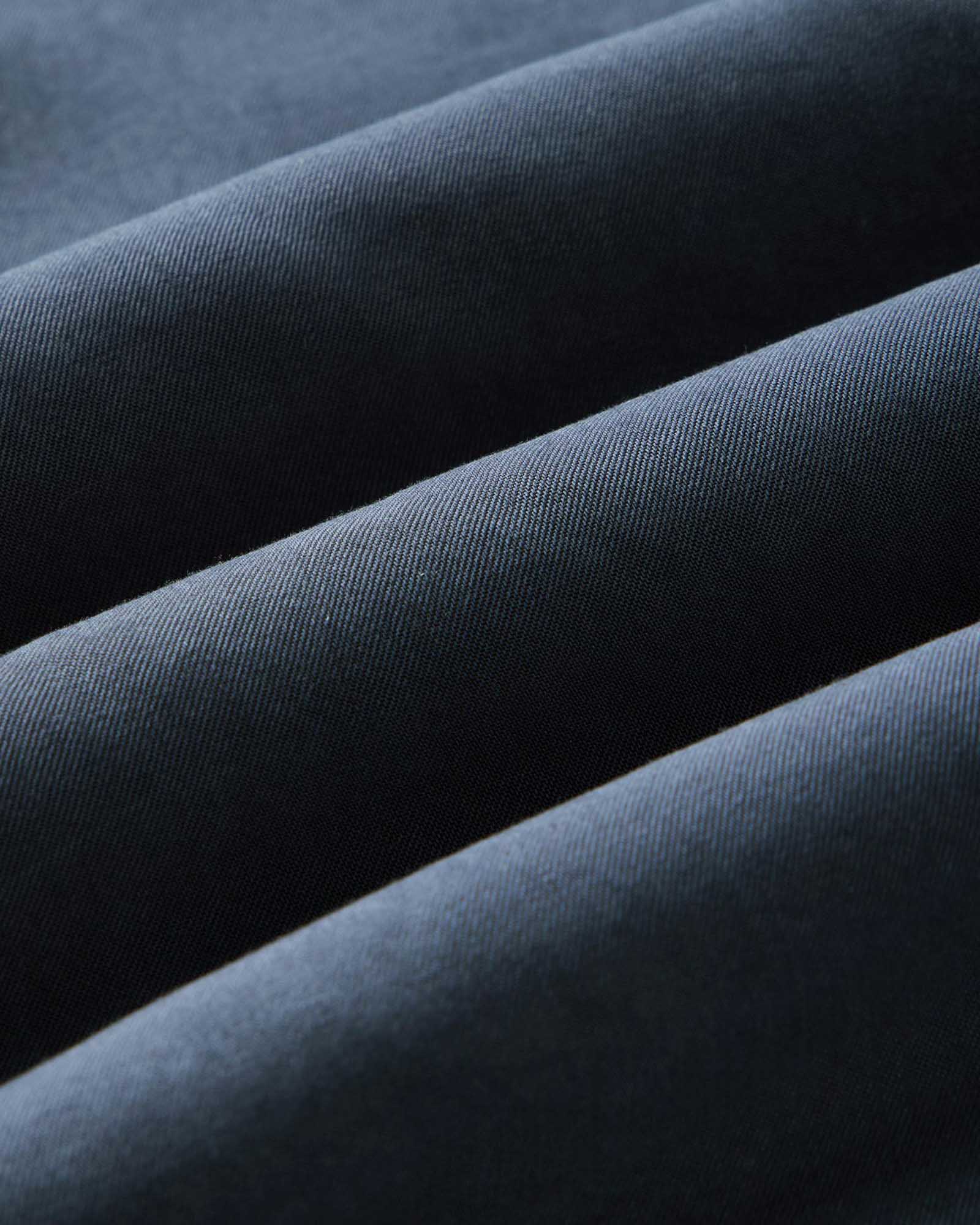The Shore Shirt in Navy Lyocell - Image 7