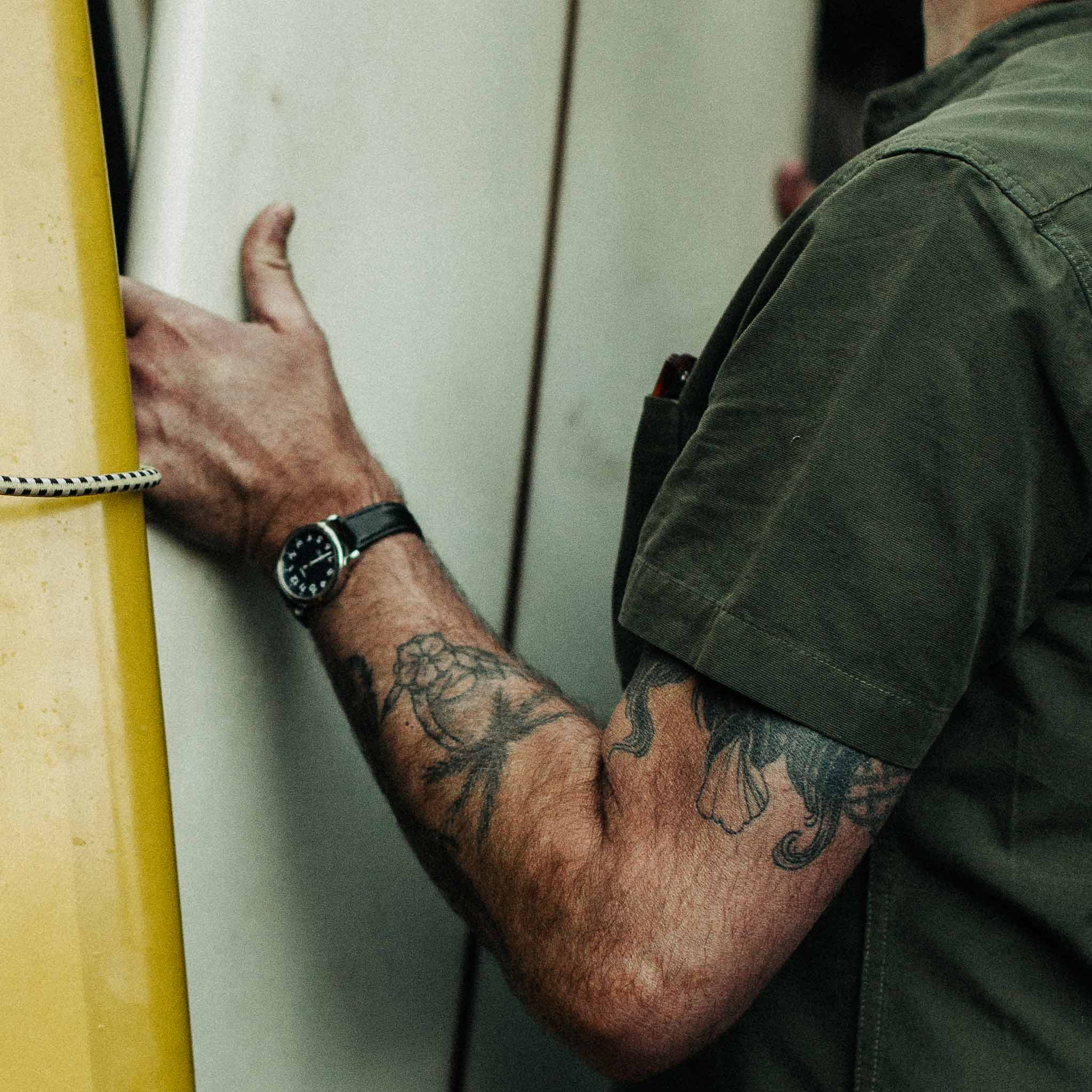 The Short Sleeve Bandit in Olive - Image 4