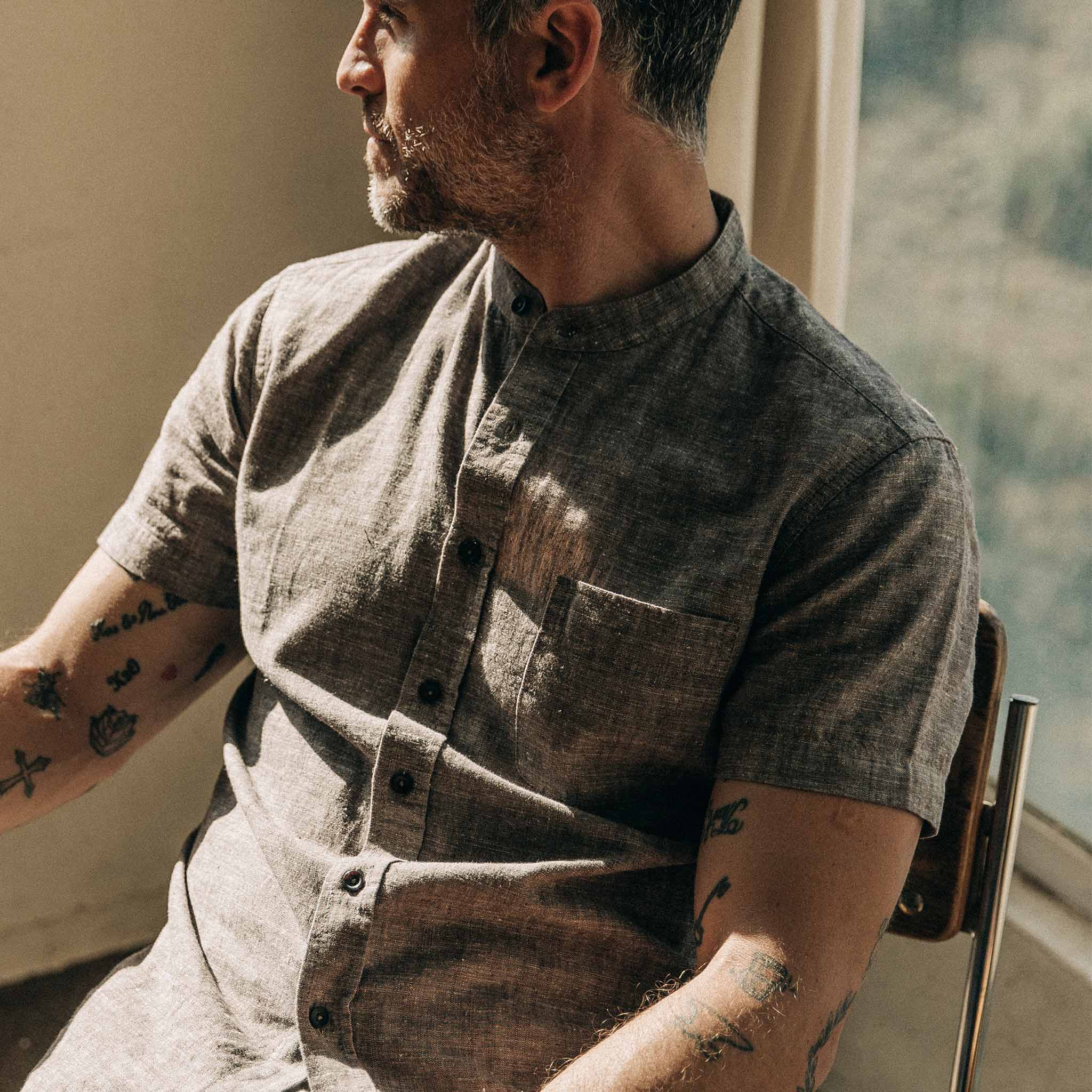 The Short Sleeve Bandit in Tobacco Hemp - Image 3