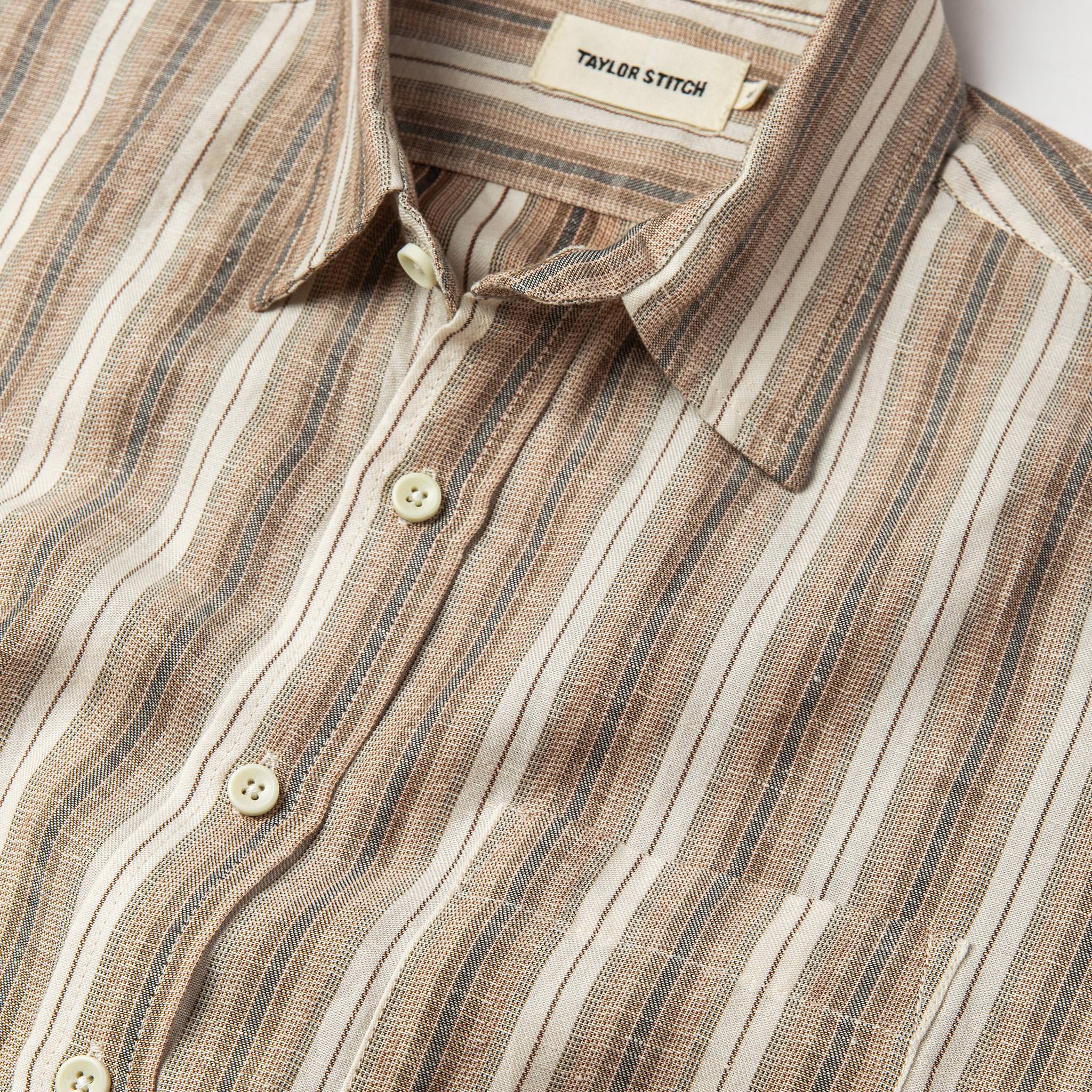 The Short Sleeve California in Desert Shadow Stripe - Image 4
