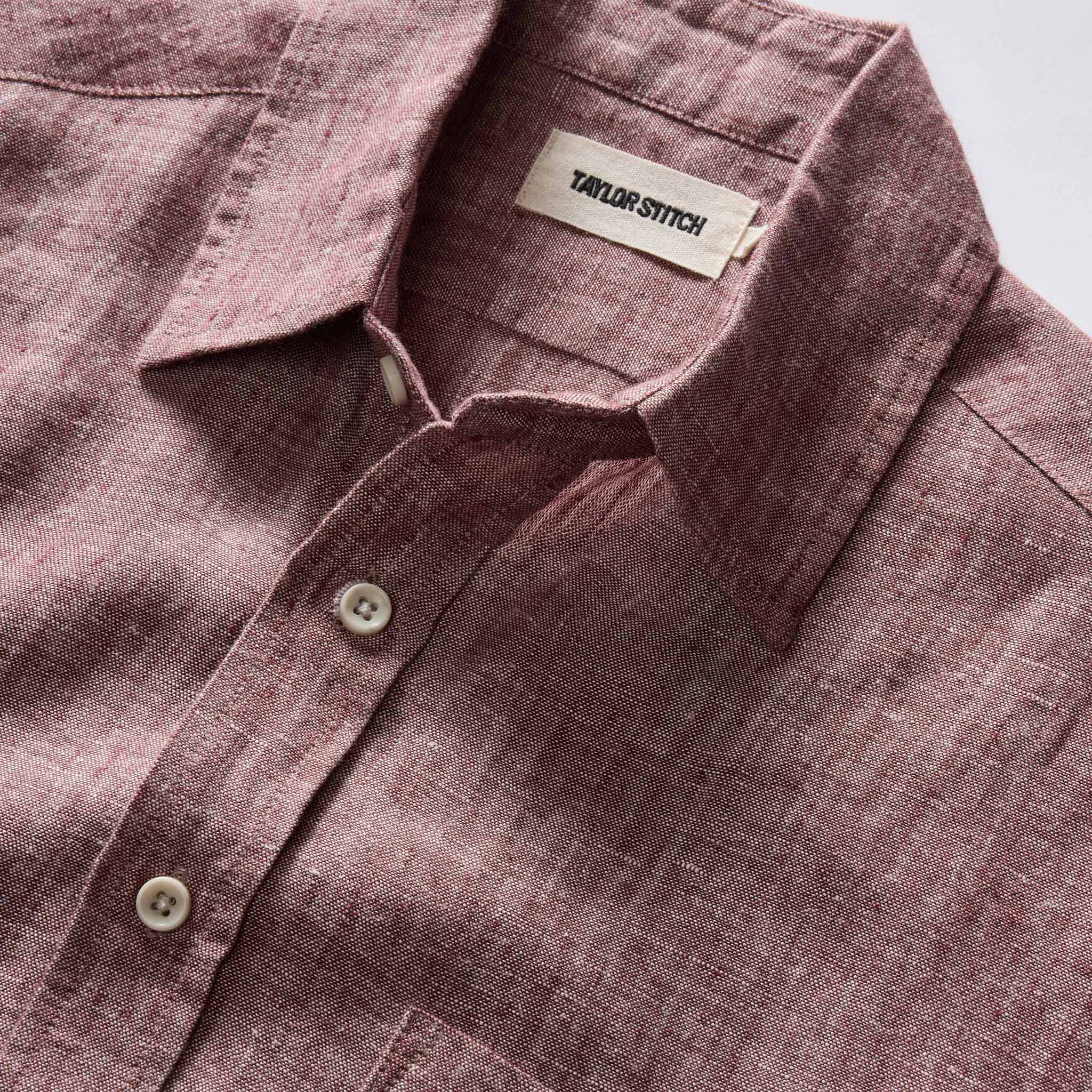 The Short Sleeve California in Dried Cherry Hemp - Image 6