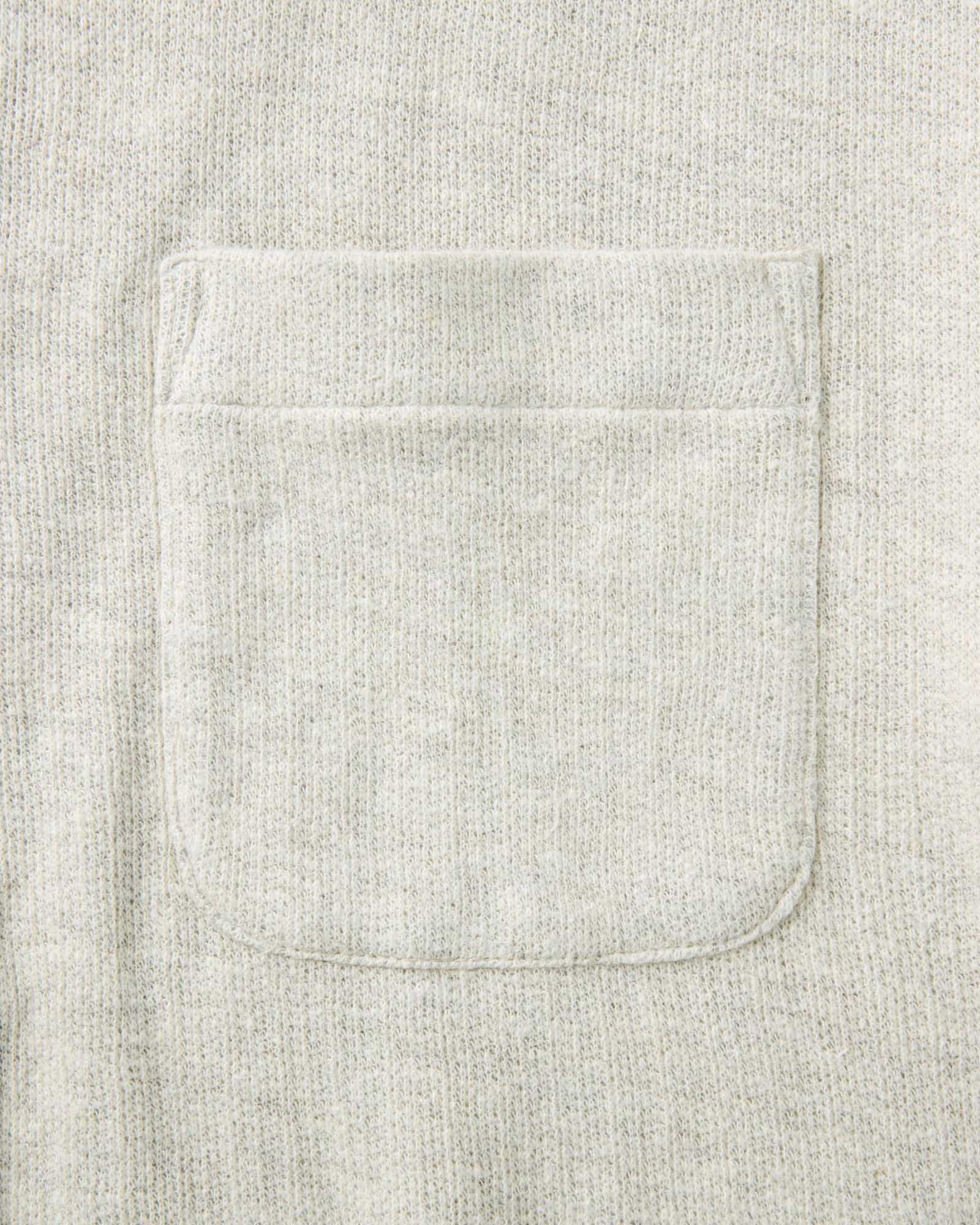 The Short Sleeve California in Heather Oat Double Knit - Image 8