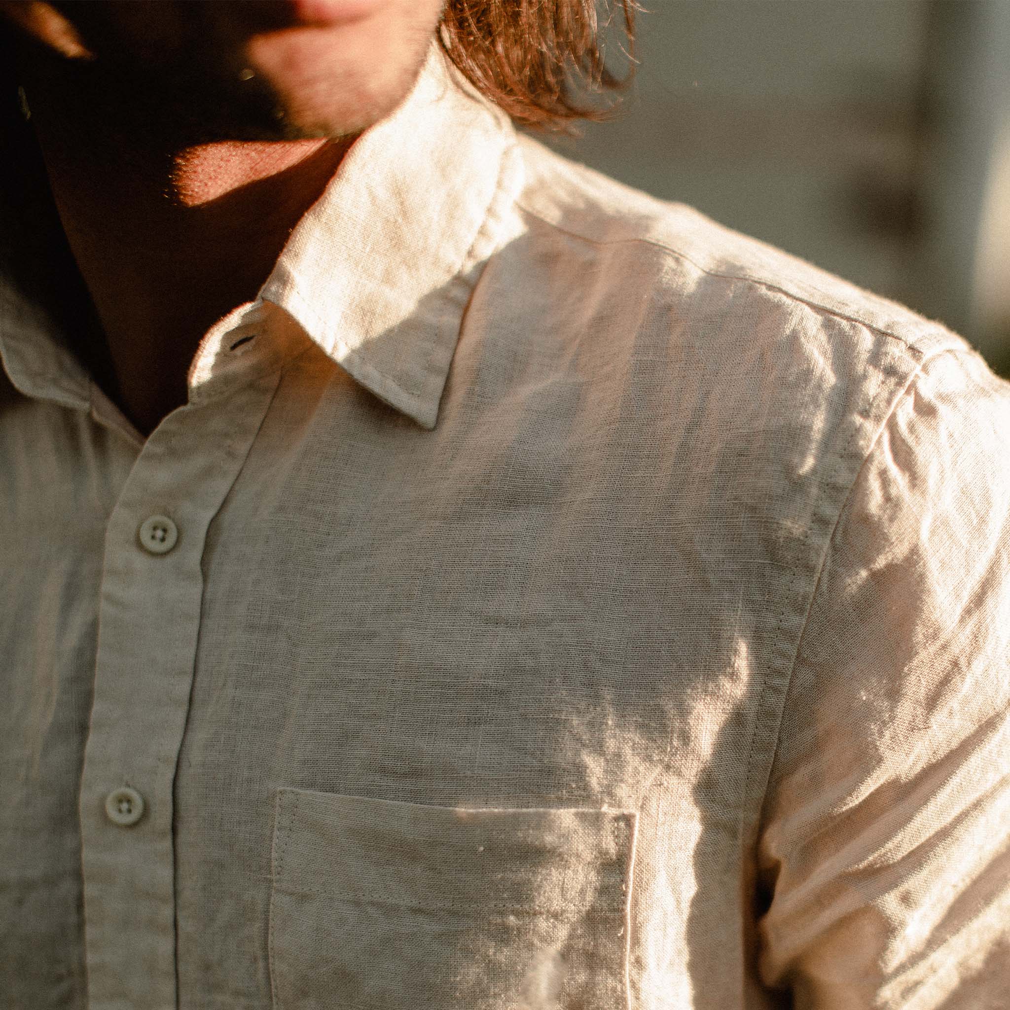 The Short Sleeve California in Natural Hemp - Image 3