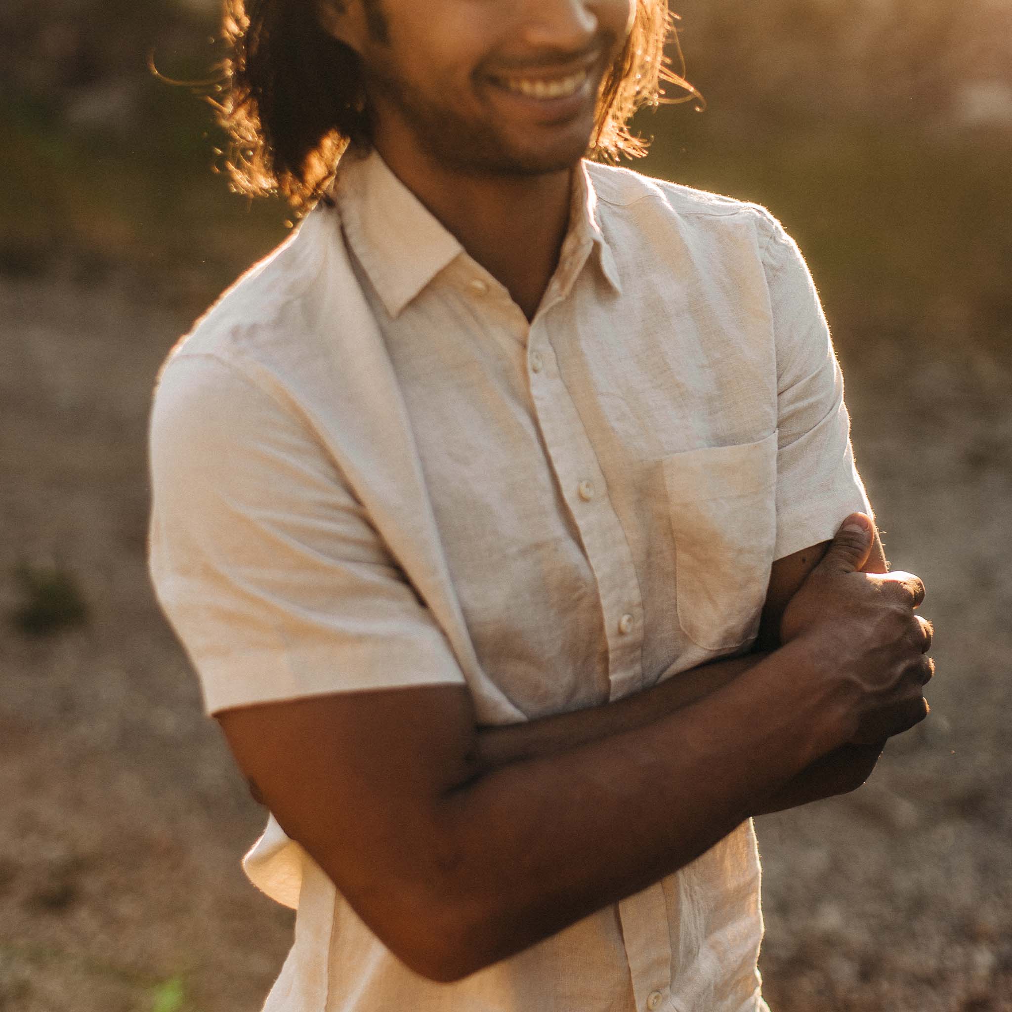 The Short Sleeve California in Natural Hemp - Image 4