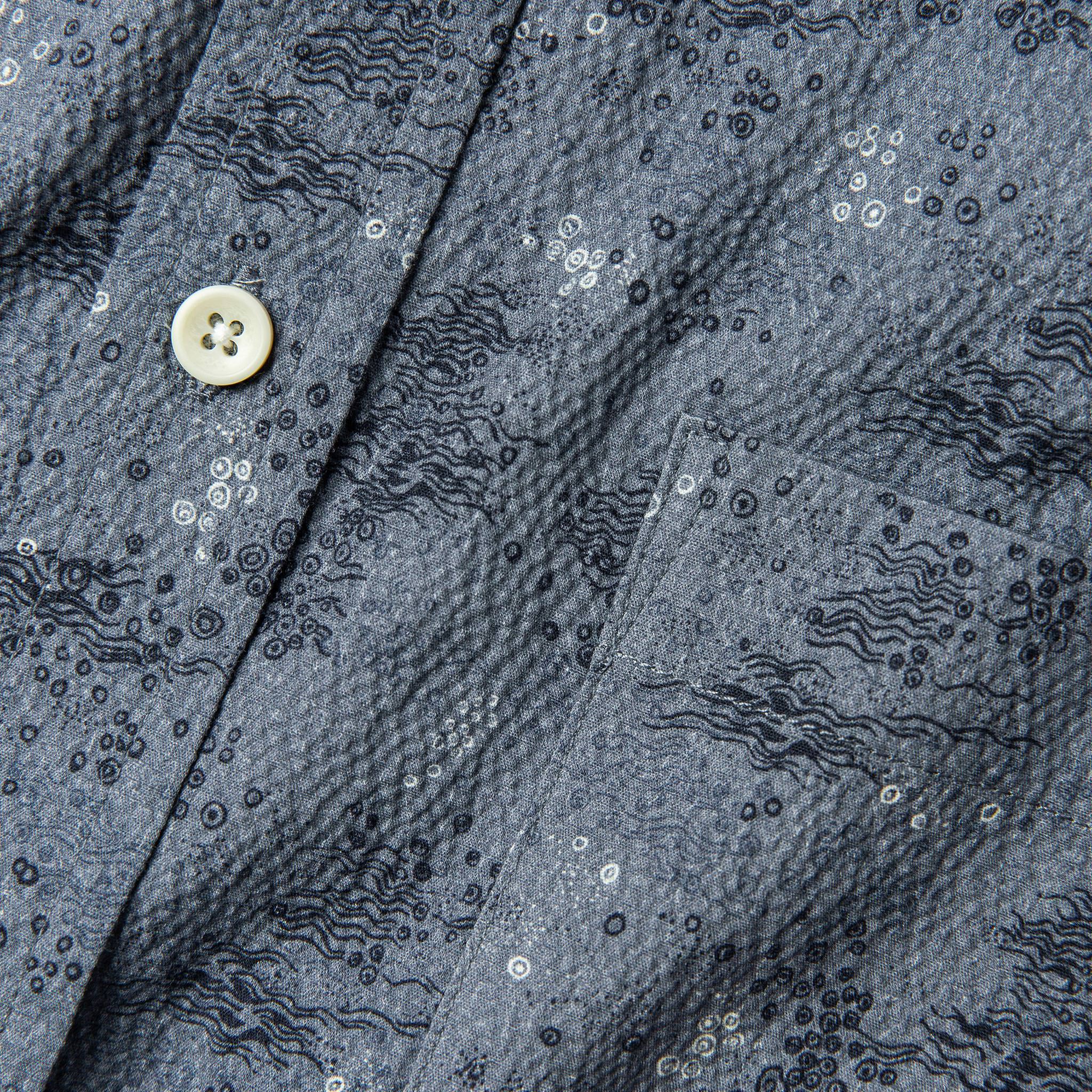 The Short Sleeve California in Ocean Sketch - Image 6