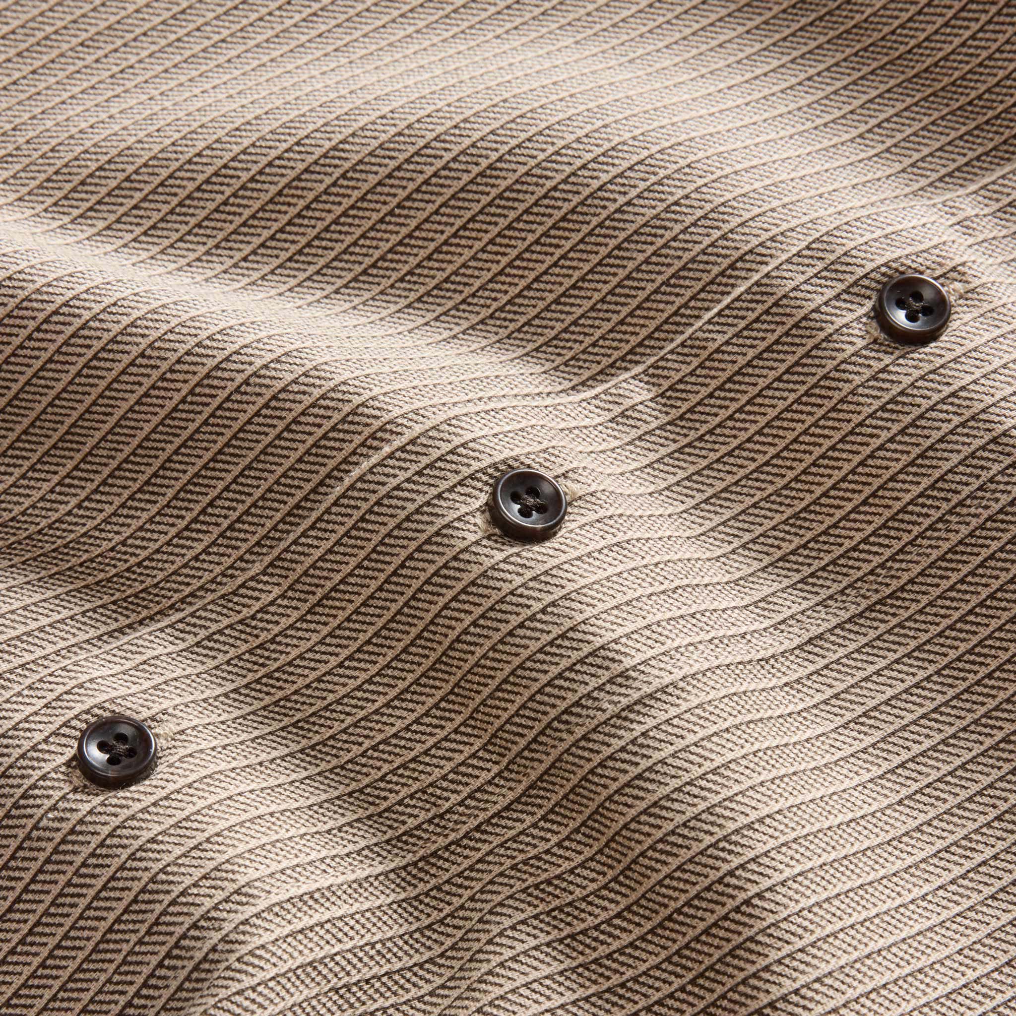 The Conrad Shirt in Black Coffee Stripe - Image 7