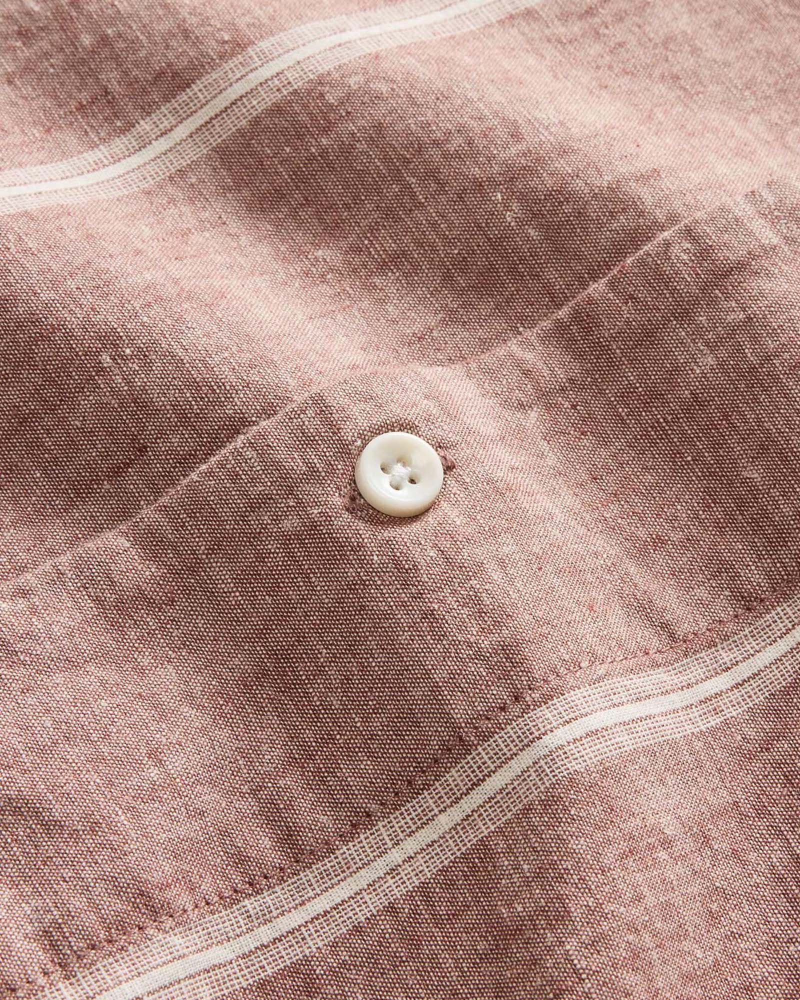 The Hawthorne Shirt in Dried Fig Stripe - Image 6