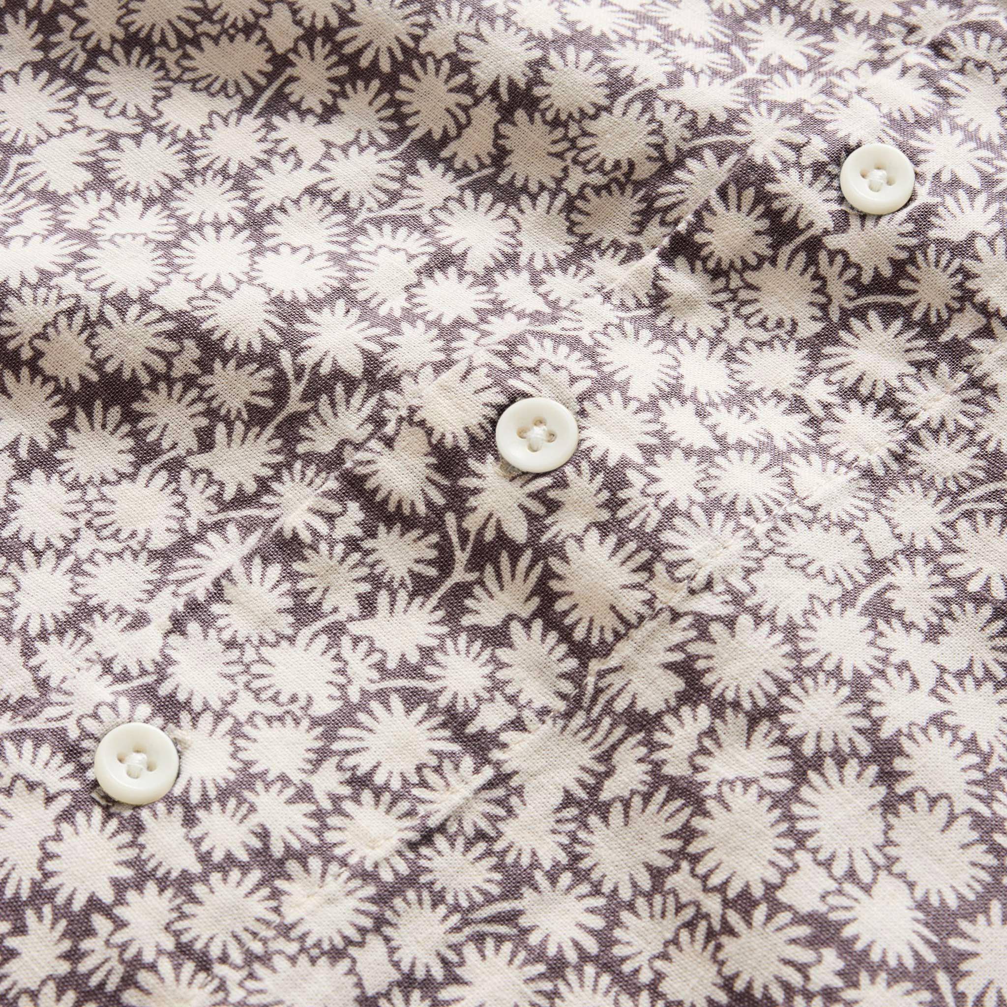 The Short Sleeve Hawthorne in Fig Floral - Image 6