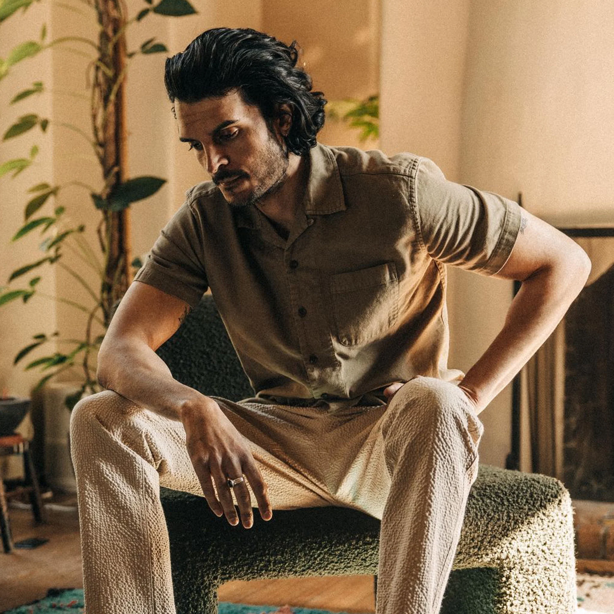 The Short Sleeve Hawthorne in Sea Moss - Image 4
