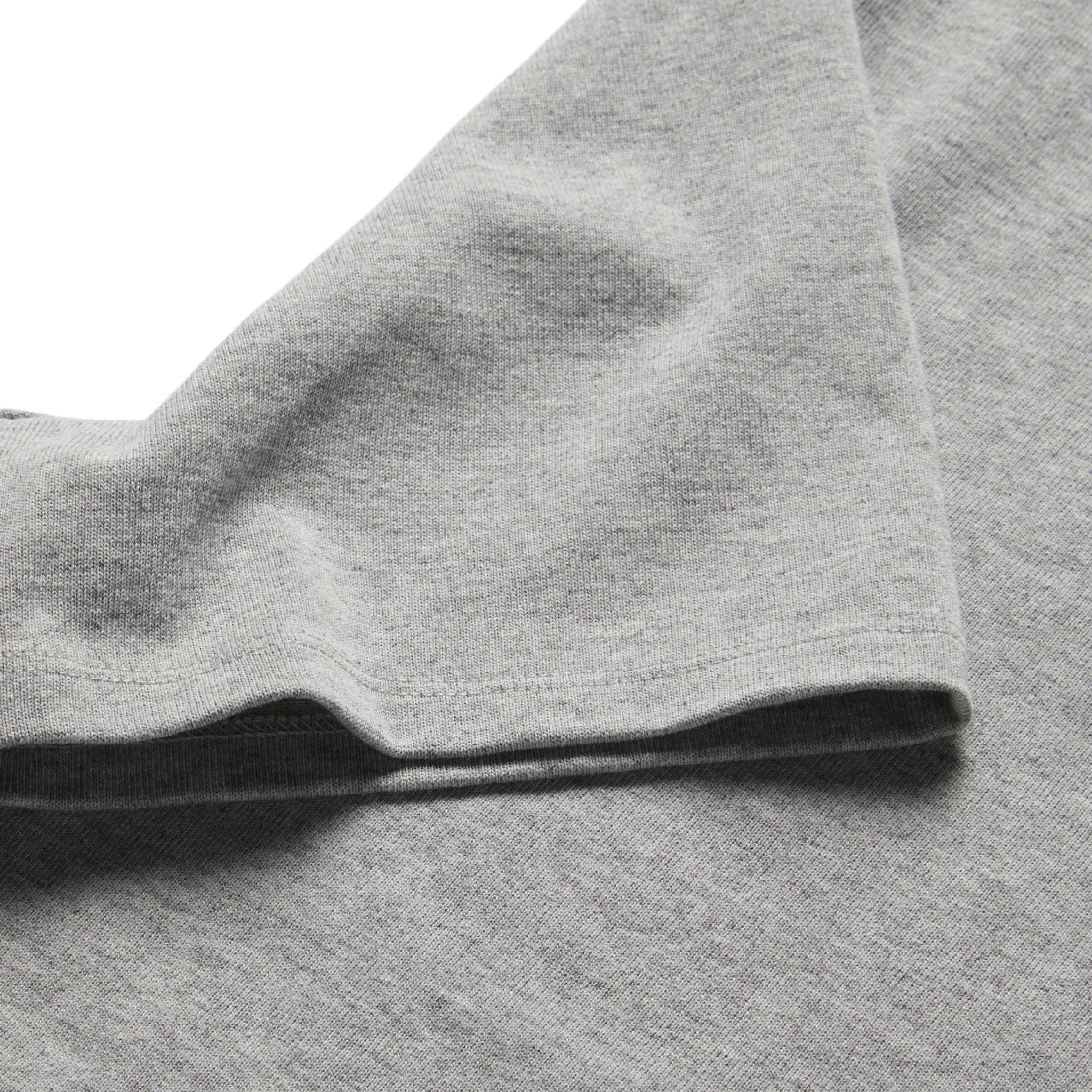 The Short Sleeve Heavy Bag Henley in Aluminum - Image 6